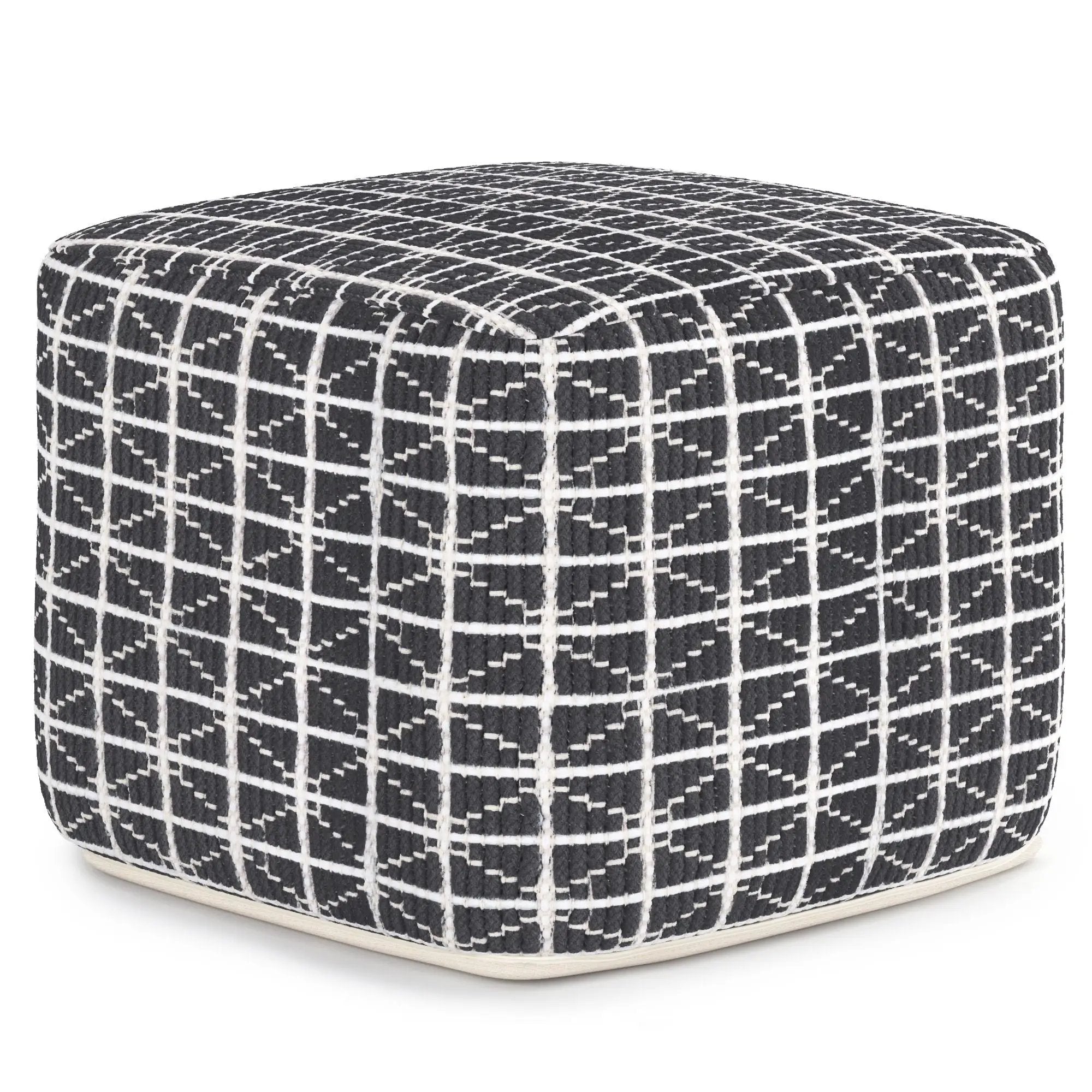 Noreen - Upholstered Square Pouf by Unique Piece Furniture