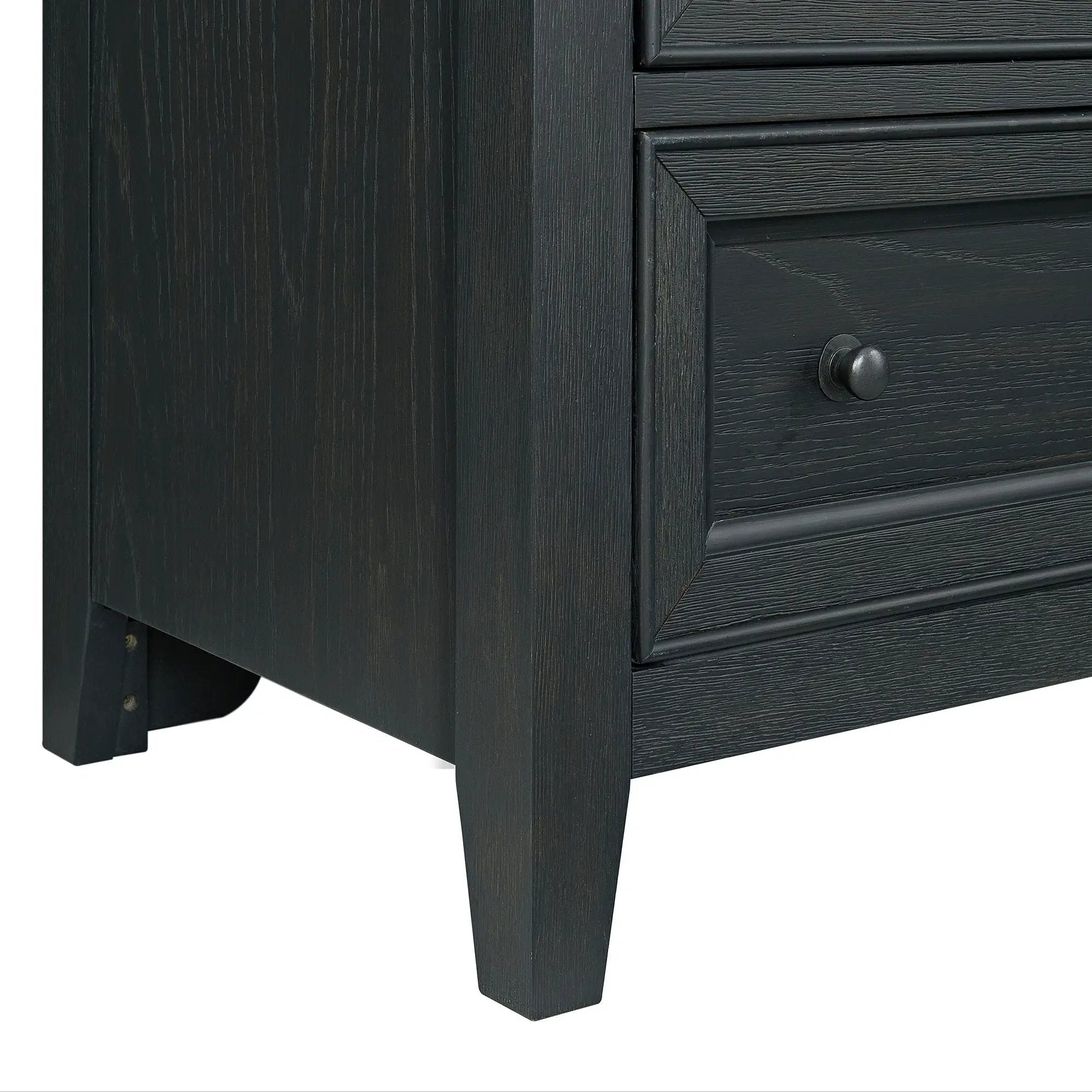 3 Drawer Nightstand With USB Charging Port by HouseOfZazla