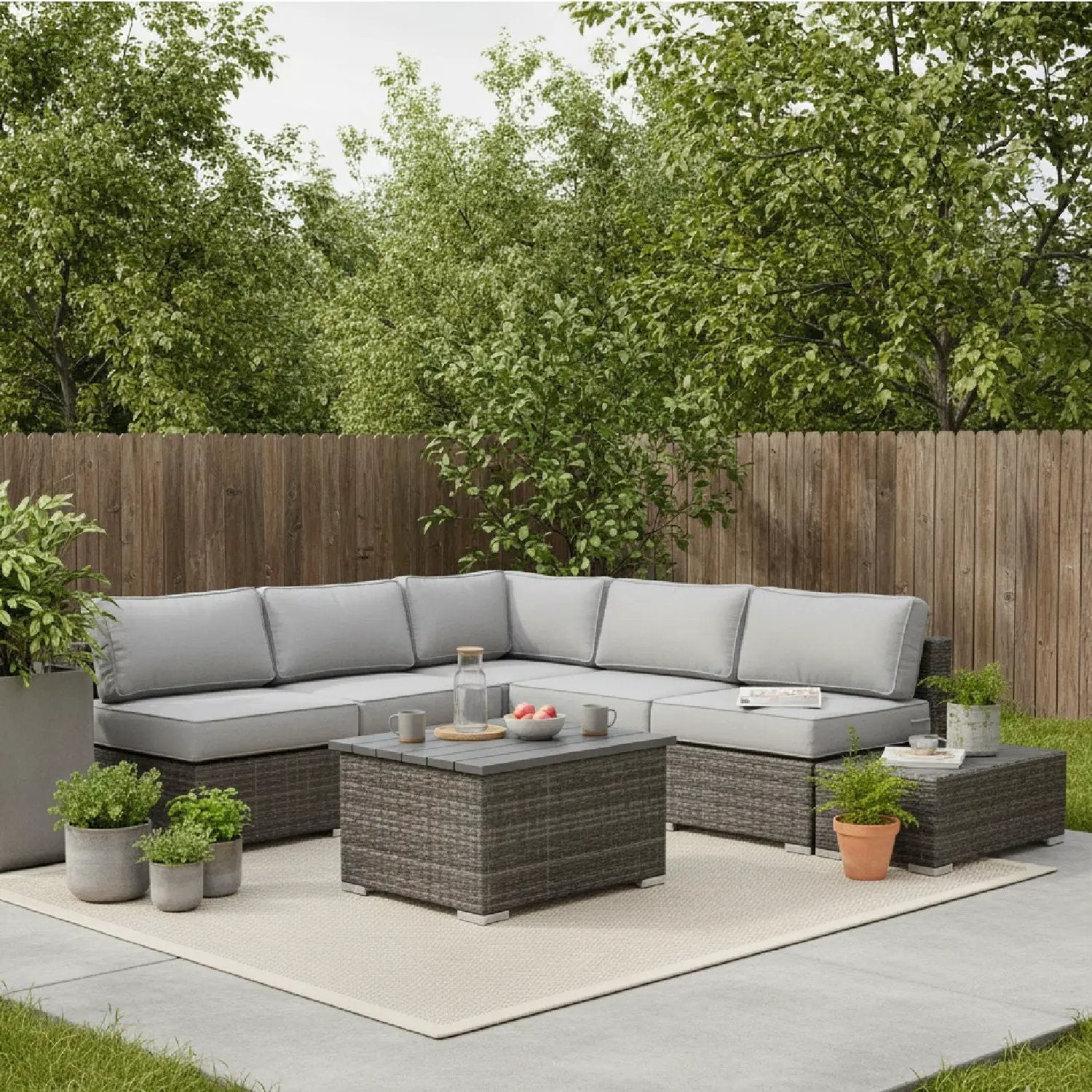 Stylish Entertainment Sectional Set, Outdoor Living by HouseOfZazla