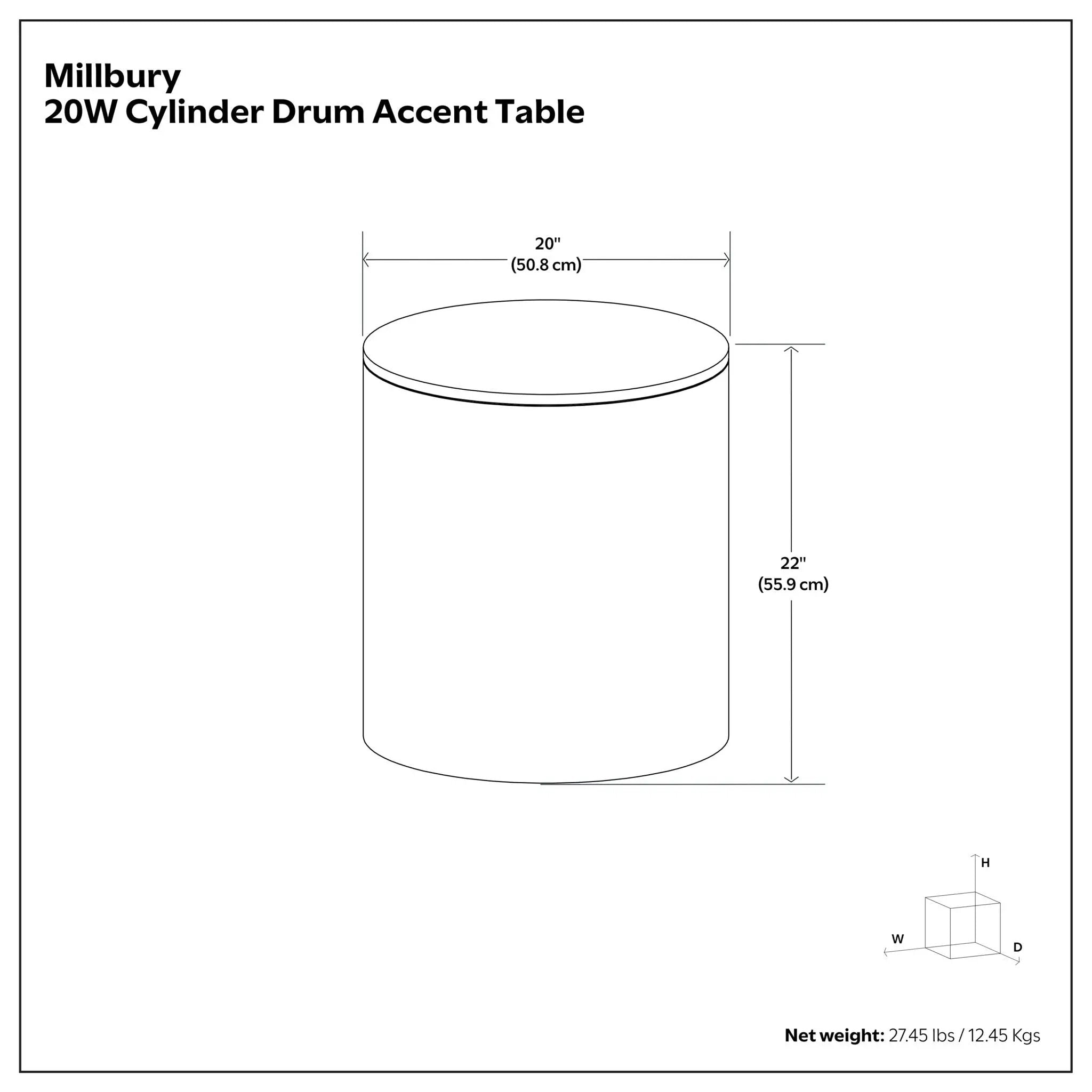 Millbury - Side Table by HouseOfZazla