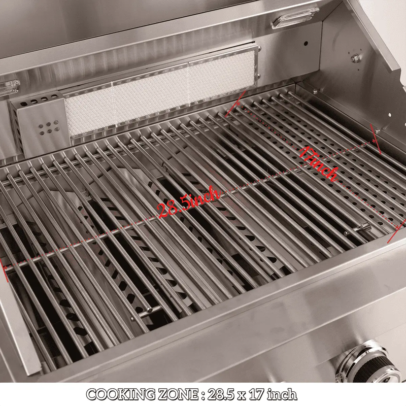 79" 4-Burner 72,000 BTU Black Outdoor Kitchen Island Grill + Side Burner + Rotisserie kit +Sink by Chery Industrial