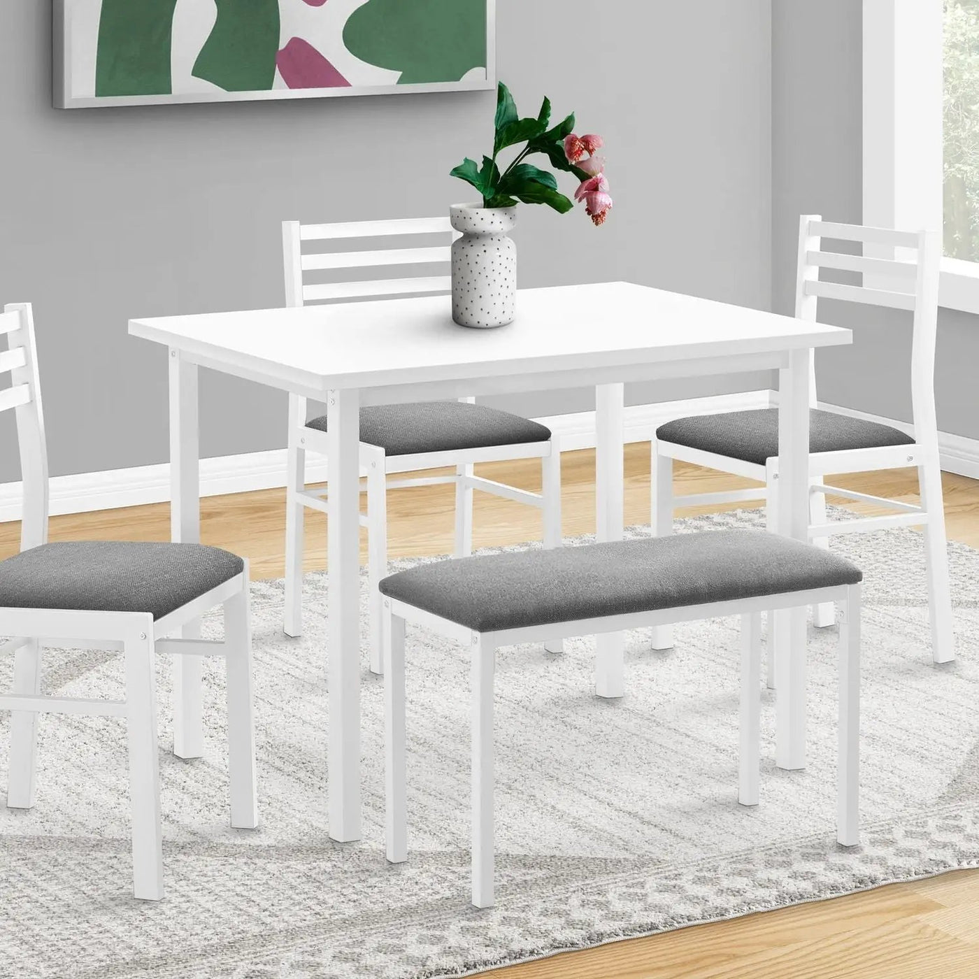 Dining Set, 5 Pieces Set, Rectangular, Small, Contemporary & Modern by Unique Piece Furniture