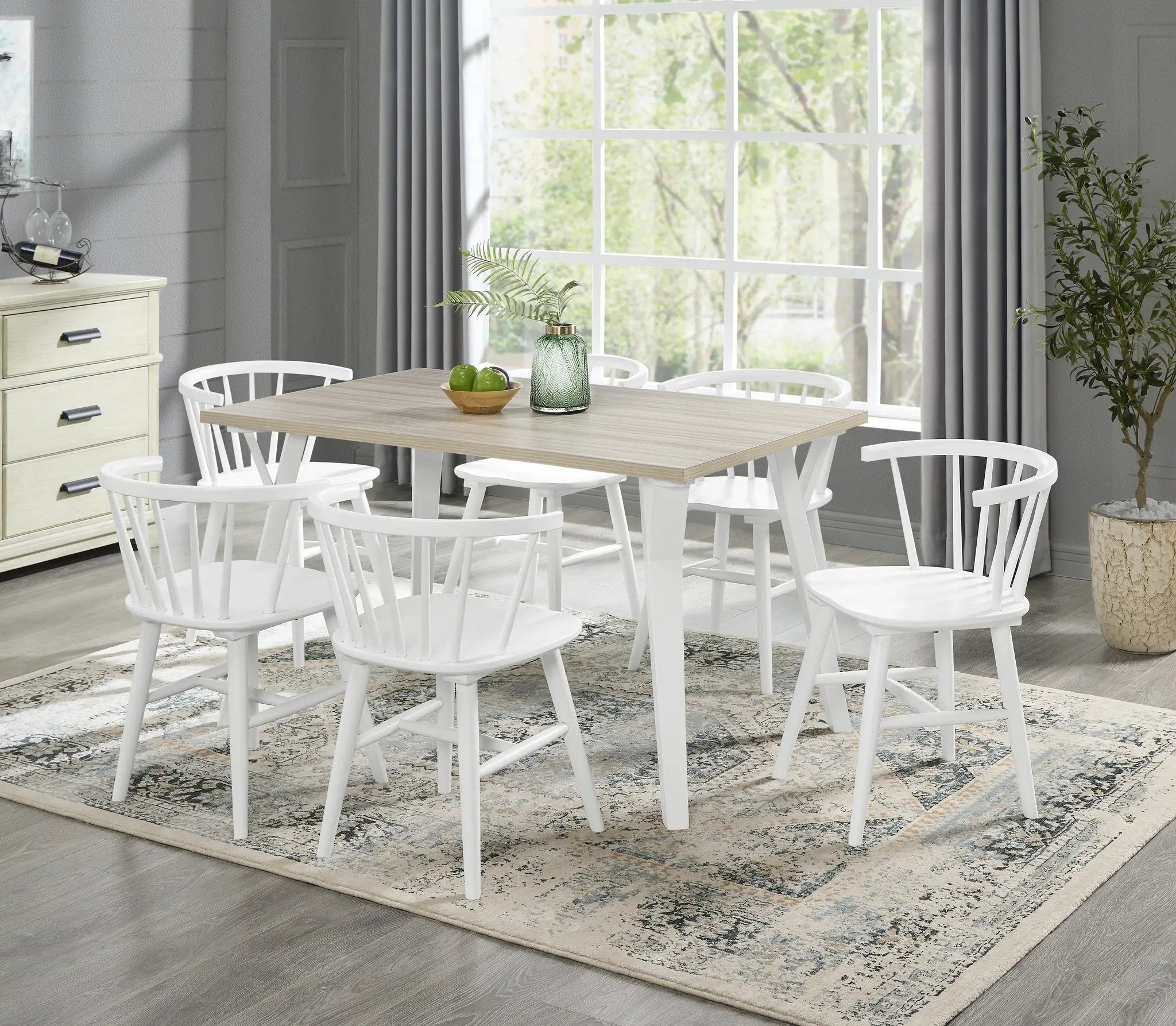 Alwynn 7-Piece Dining Set by HouseOfZazla
