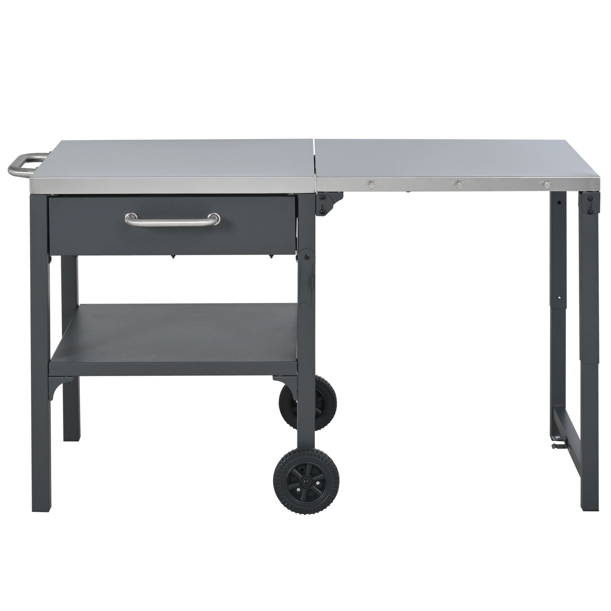 Foldable Outdoor Kitchen Cart With Storage For Patio by HouseOfZazla
