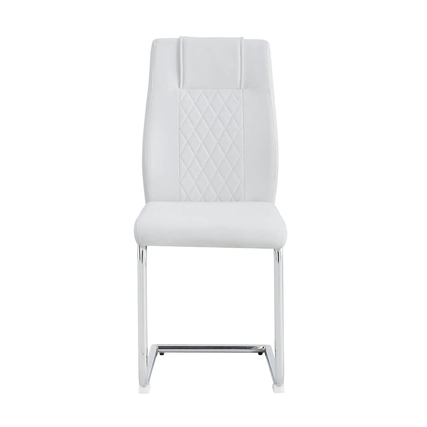 Modern Dining Chairs With Padded Seat, Metal Legs by HouseOfZazla