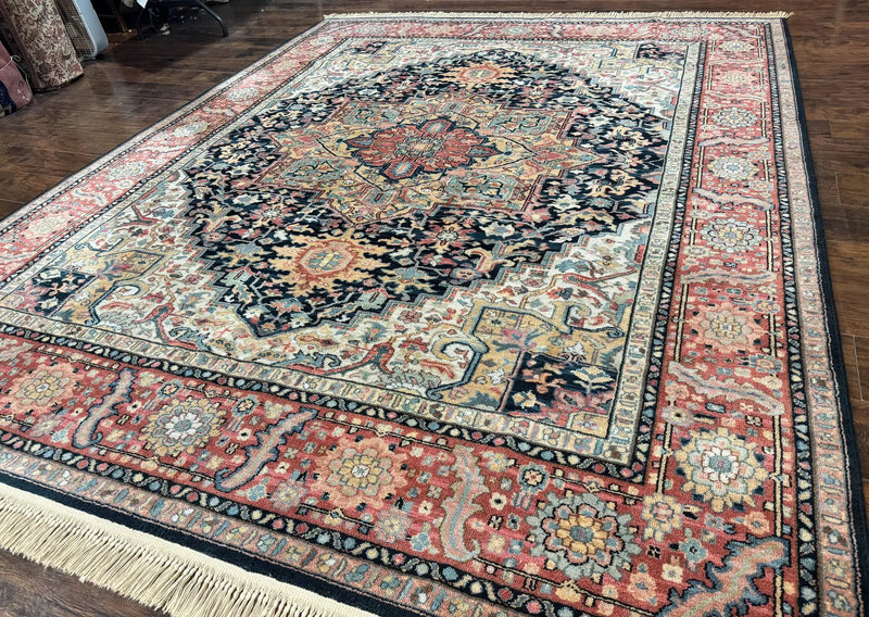 Karastan Navy Heriz #700/701 Rug, 8.8 x 10.6 Karastan Carpet, Wool Pile, Discontinued Vintage Karastan Rug, Original 700 Series, Geometric by Jewel Rugs