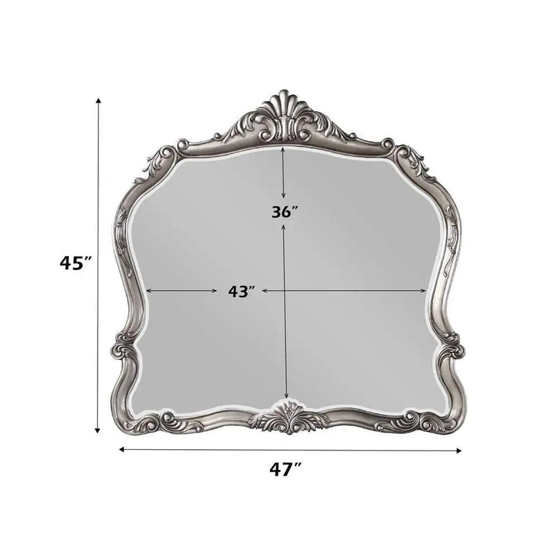 Ariadne - Mirror - Antique Platinum by Unique Piece Furniture