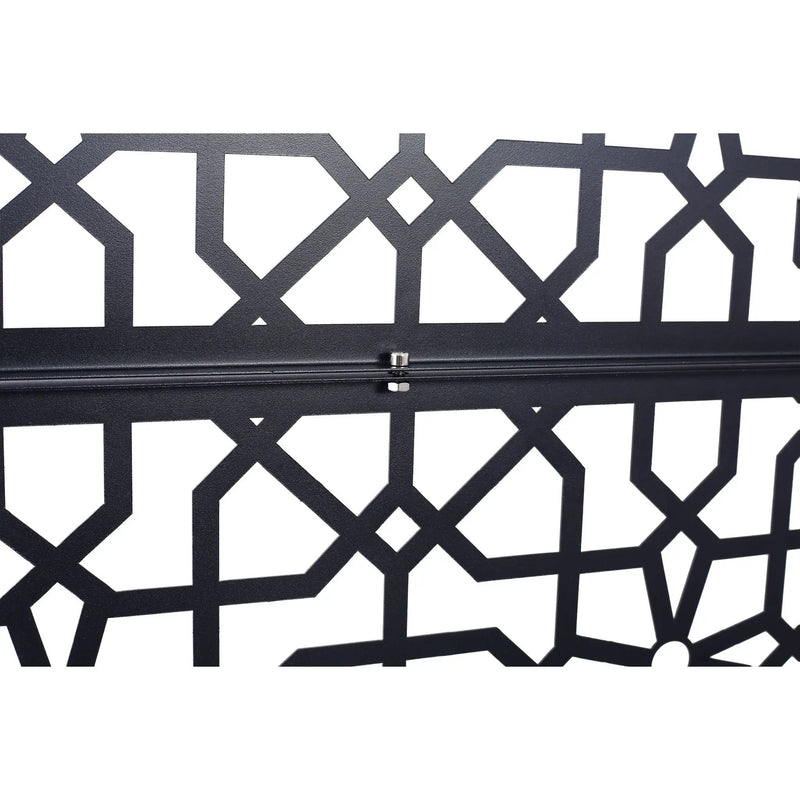 Outdoor & Indoor Metal Freestanding Decorative Privacy Screen by HouseOfZazla