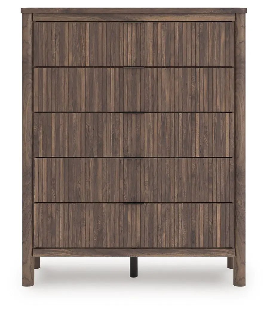 Pamytta - Five Drawer Wide Chest - Brown by Unique Piece Furniture
