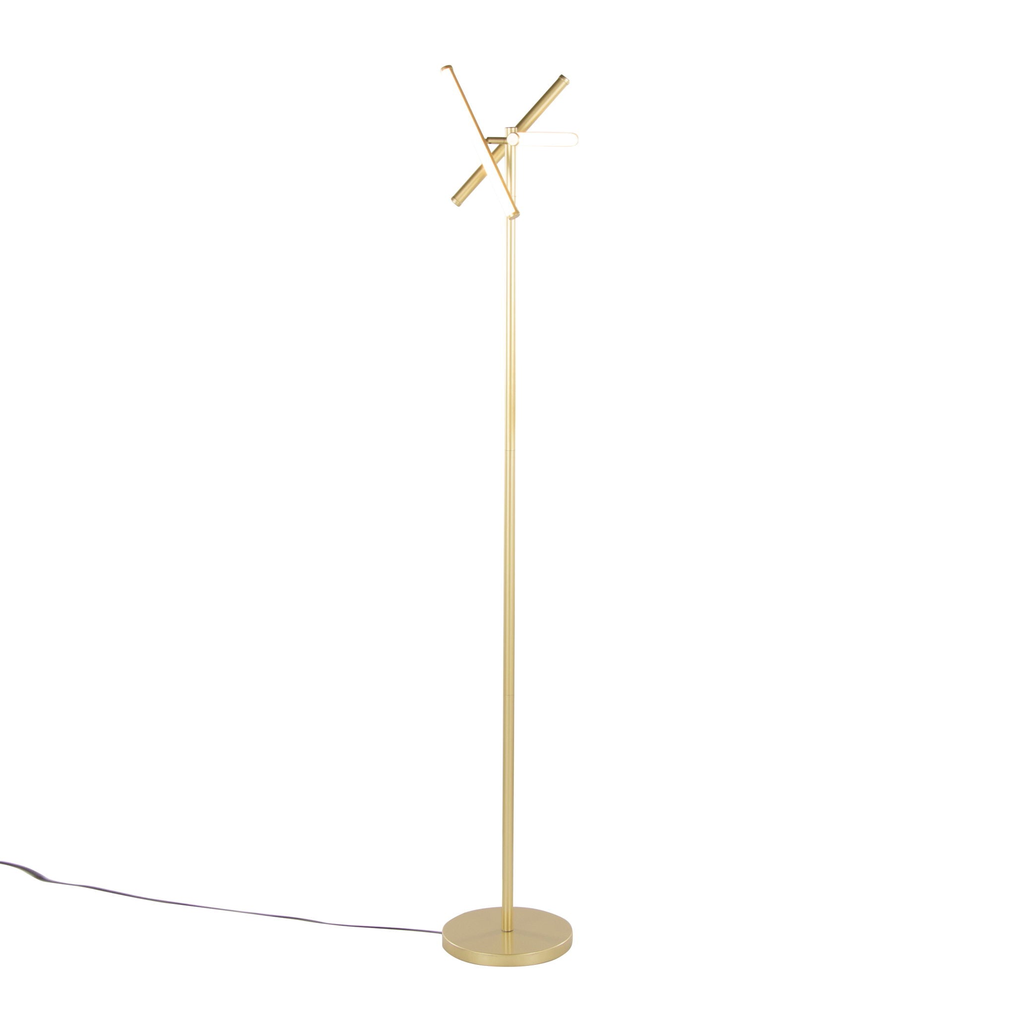 Icicle - Modern Swivel Floor Lamp by HouseOfZazla