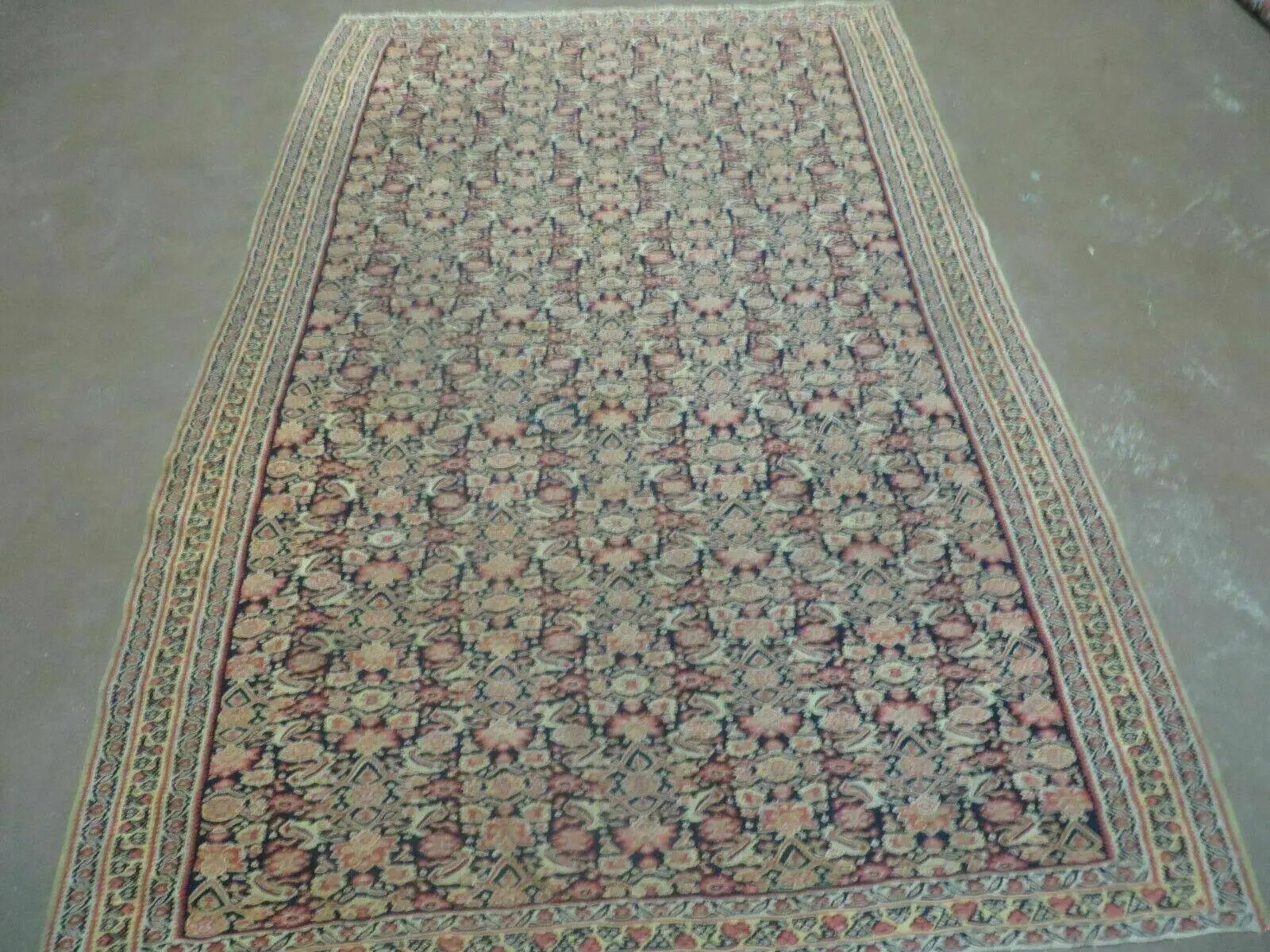 4' X7' Antique Handmade Turkish Wool Kilim Soumak Flat Weave Rug Tribal Organic by Jewel Rugs