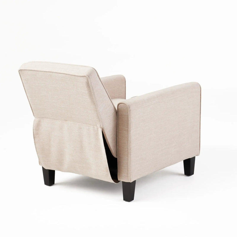 Upholstered Push Back Recliner Chair For Living Room by HouseOfZazla