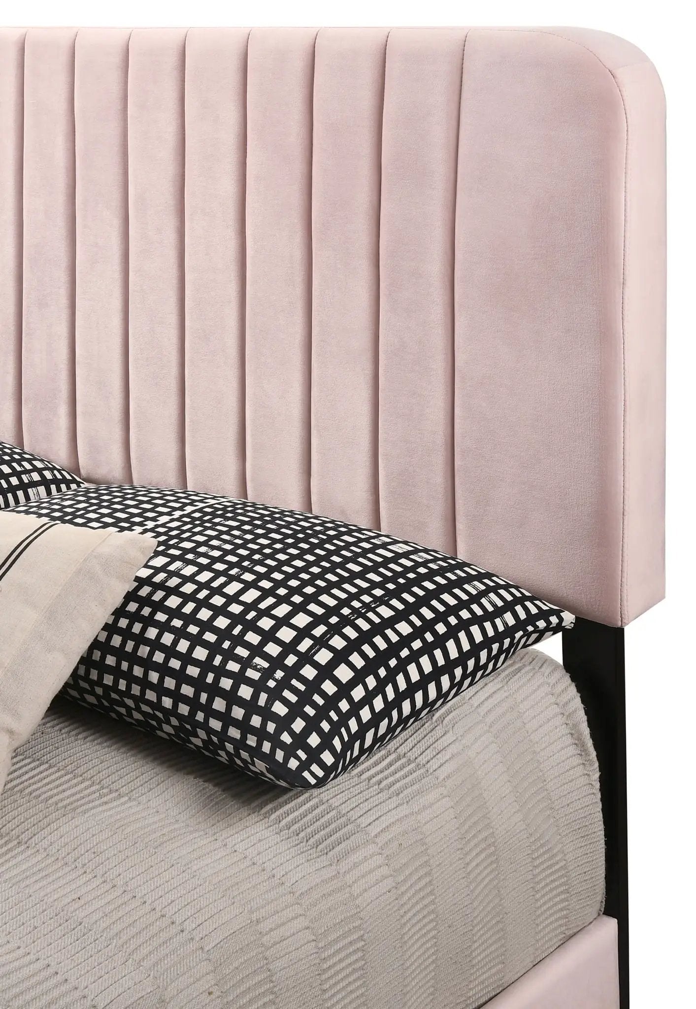 Channel Tufted Bed by Unique Piece Furniture