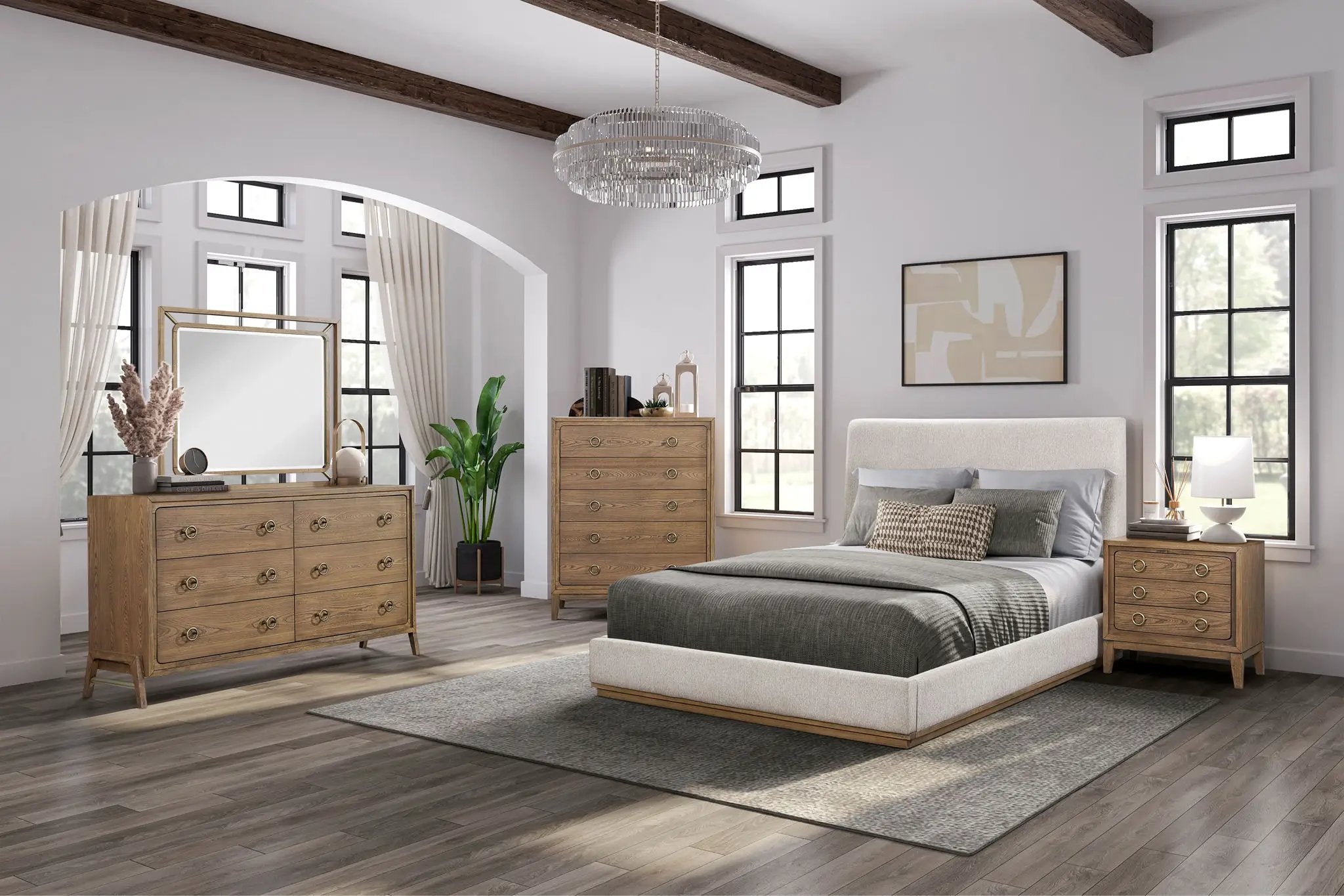 Mirror - Light Brown by Unique Piece Furniture