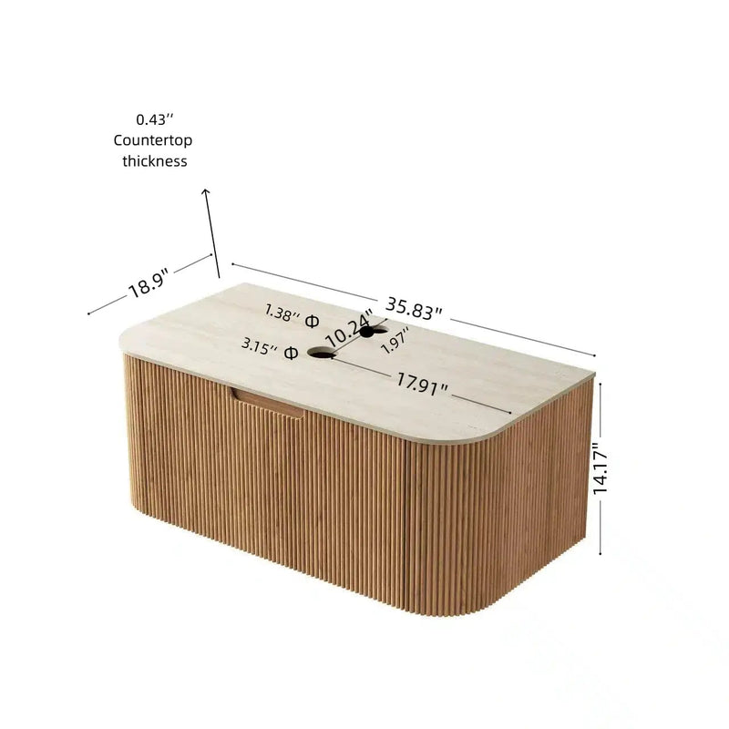 DINA 36" Wall Mounted Plywood Cabinet by HouseOfZazla