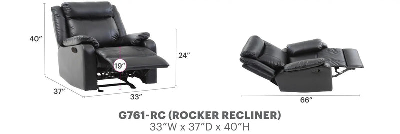 Ward - Rocker Recliner by HouseOfZazla