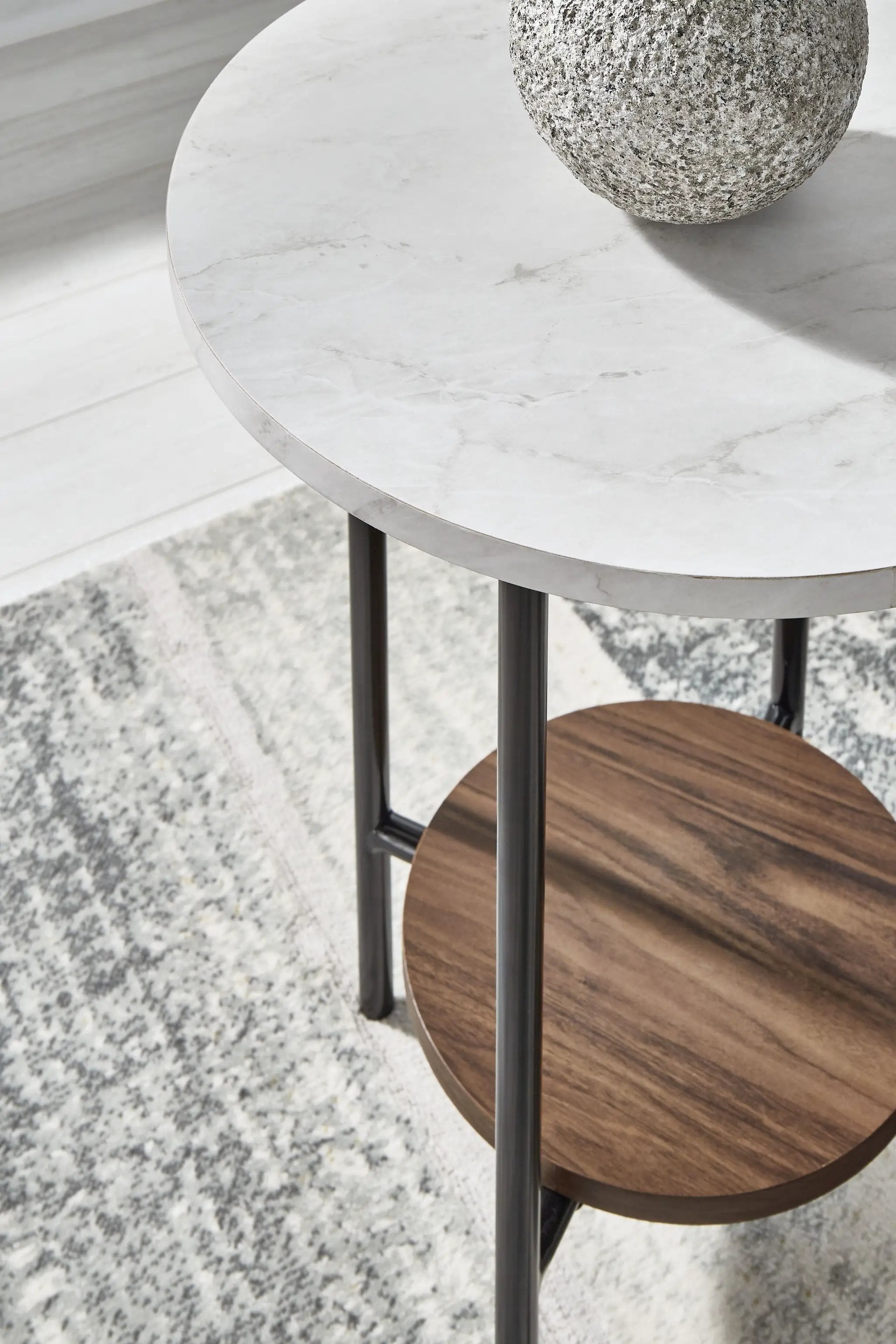 Wrenwich - Occasional Table Set (Set of 3) - Brown / Black / White by Unique Piece Furniture