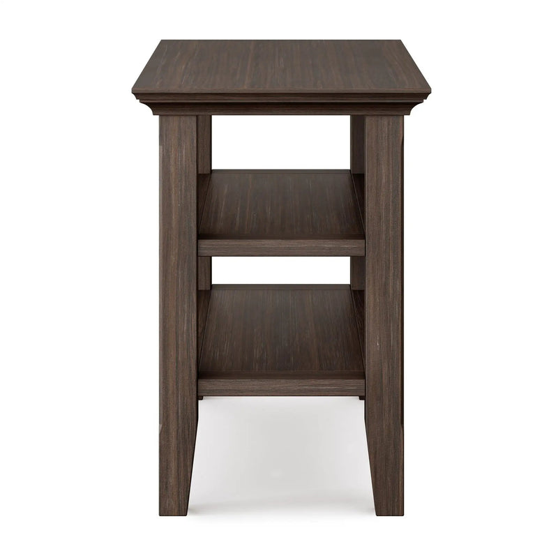 Acadian - Narrow Side Table - Farmhouse Brown by Unique Piece Furniture