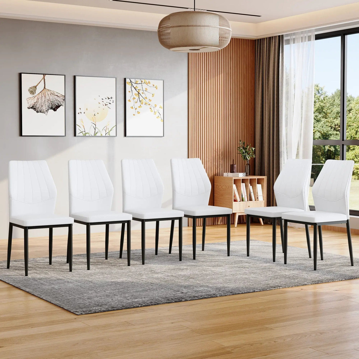 Dining Chairs With Shell Pattern, Comfort and Style by HouseOfZazla