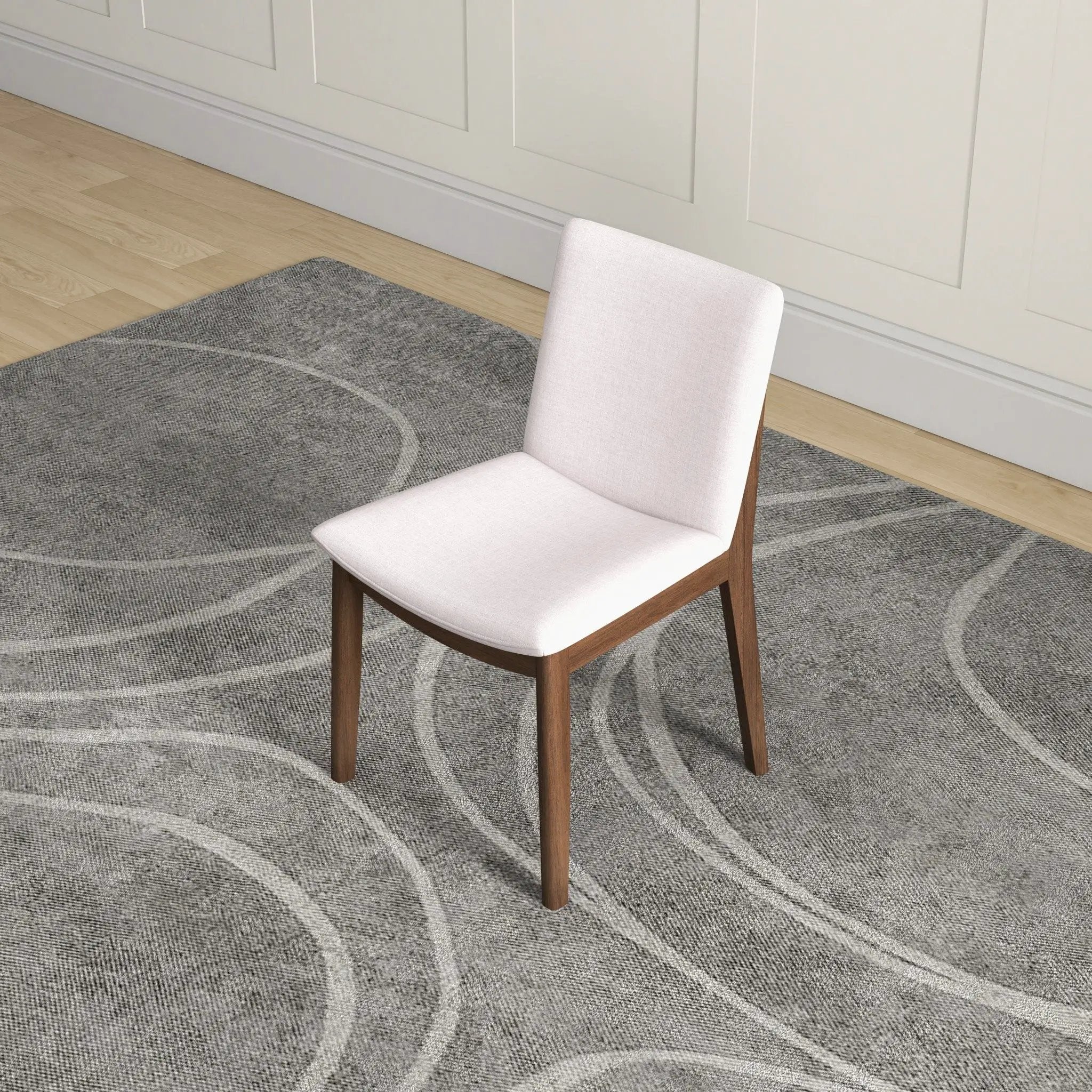 Laura - Mid-Century Modern Solid Wood Dining Chair (Set of 2) by HouseOfZazla