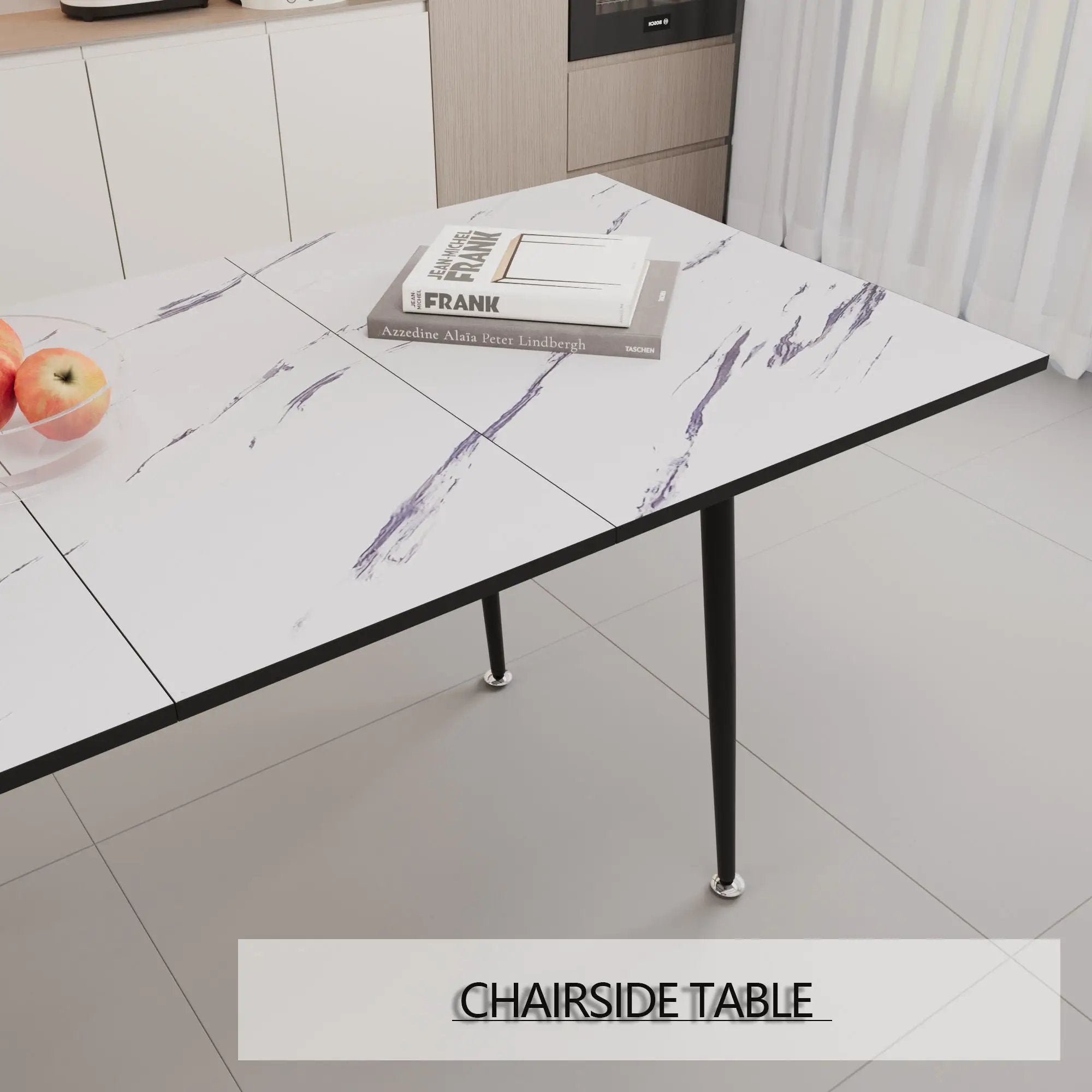 Modern Extendable Dining Table And Chair Set For 2 - 6 People by HouseOfZazla