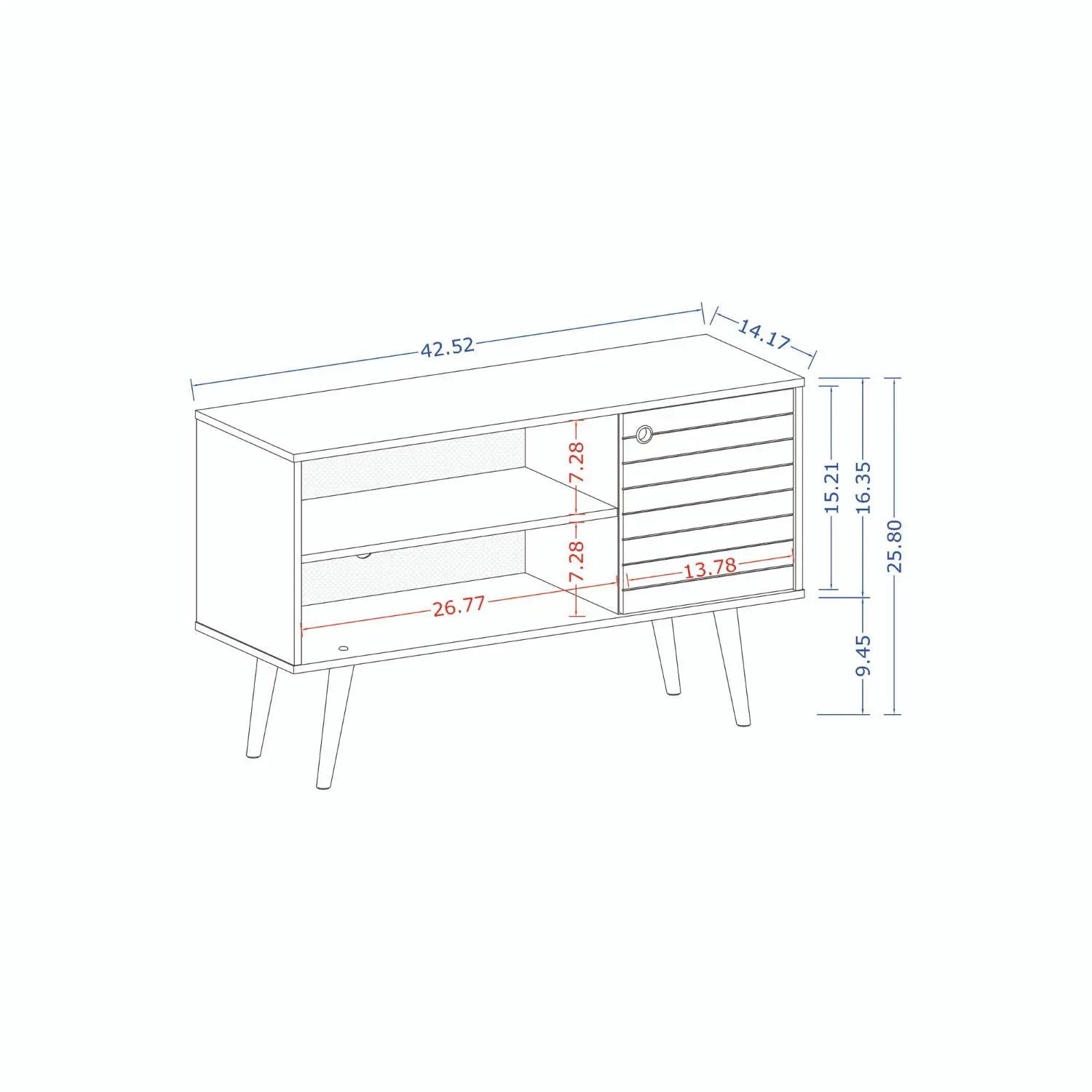 Liberty - 43" TV Stand by HouseOfZazla