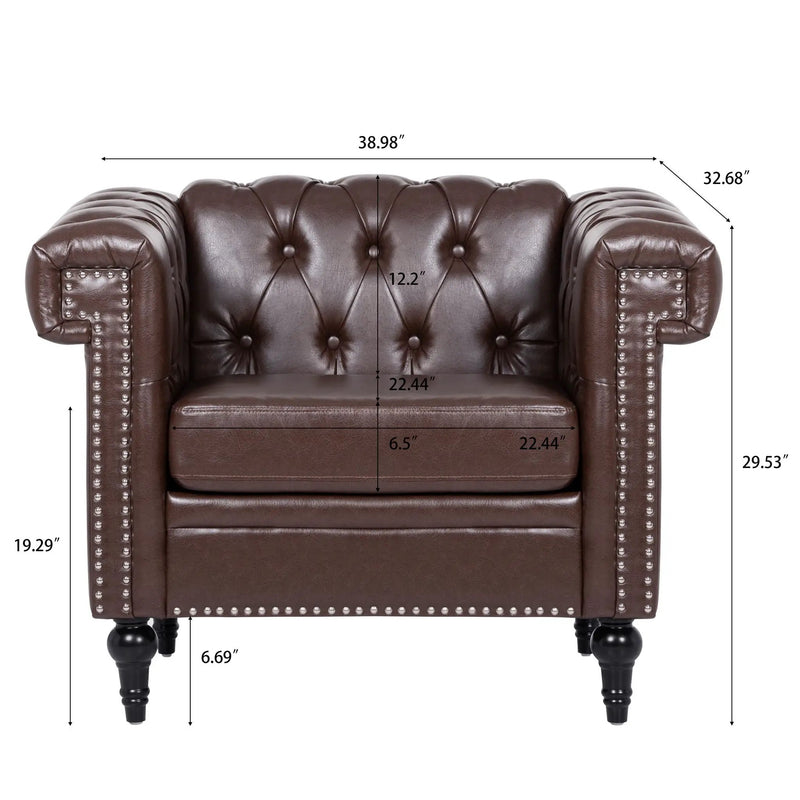 1 Seater Sofa Living Room by Unique Piece Furniture