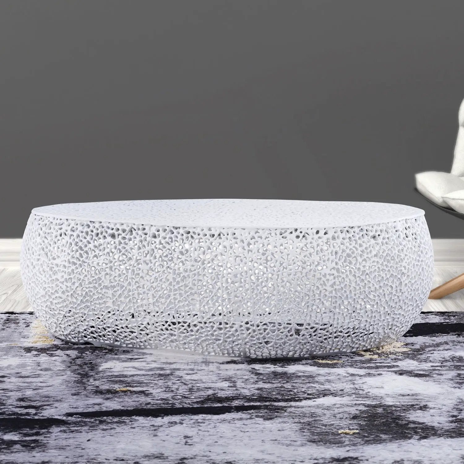 T3601 - Modern Oval Coffee Table by HouseOfZazla