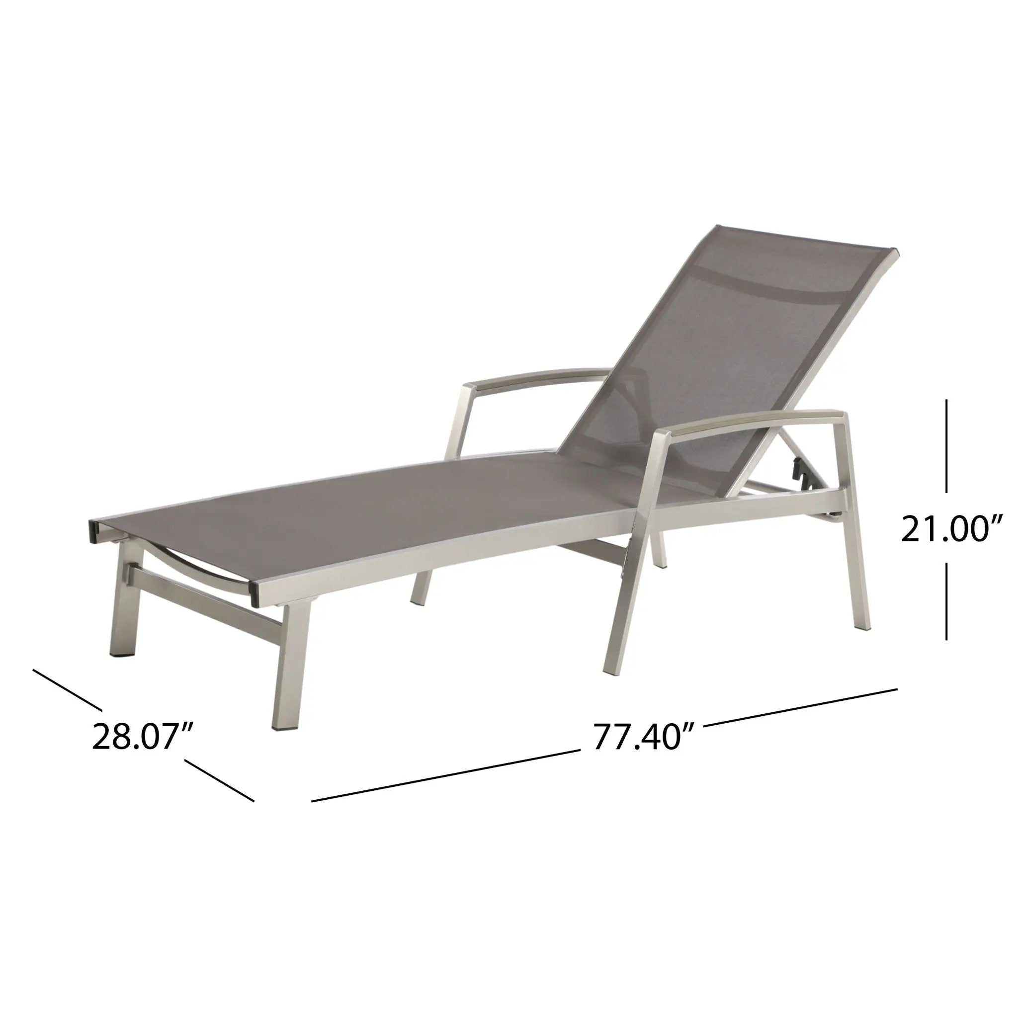 Oxton Chaise Lounge Stylish Outdoor Seating by HouseOfZazla