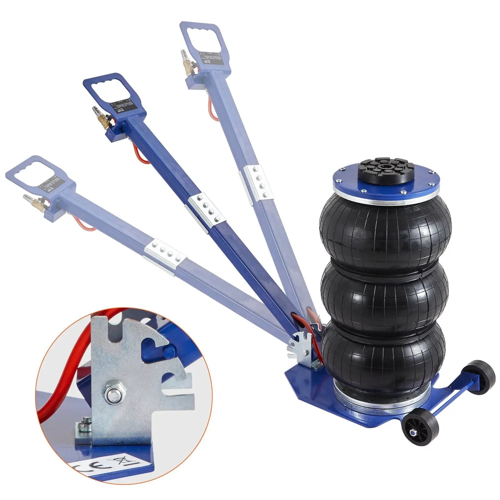 Air Jack, 3 Ton/6600 lbs Triple Bag Air Jack by HouseOfZazla