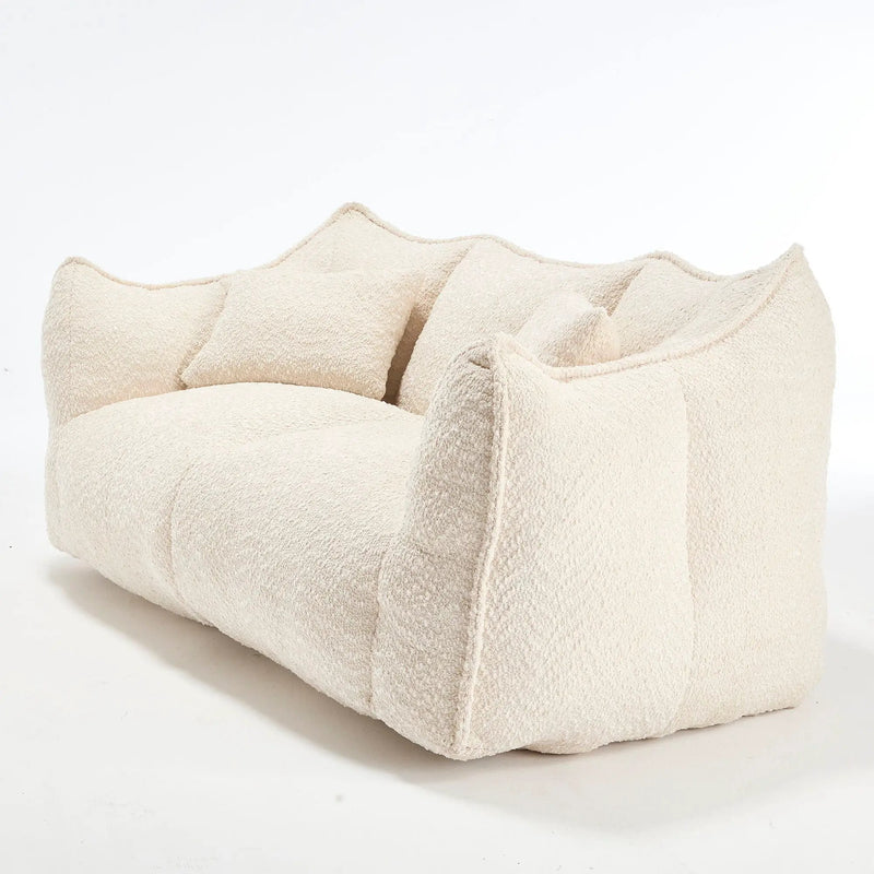 Comfortable Dual Beanbag Chair With High Resilience Foam Core For 2 People by HouseOfZazla