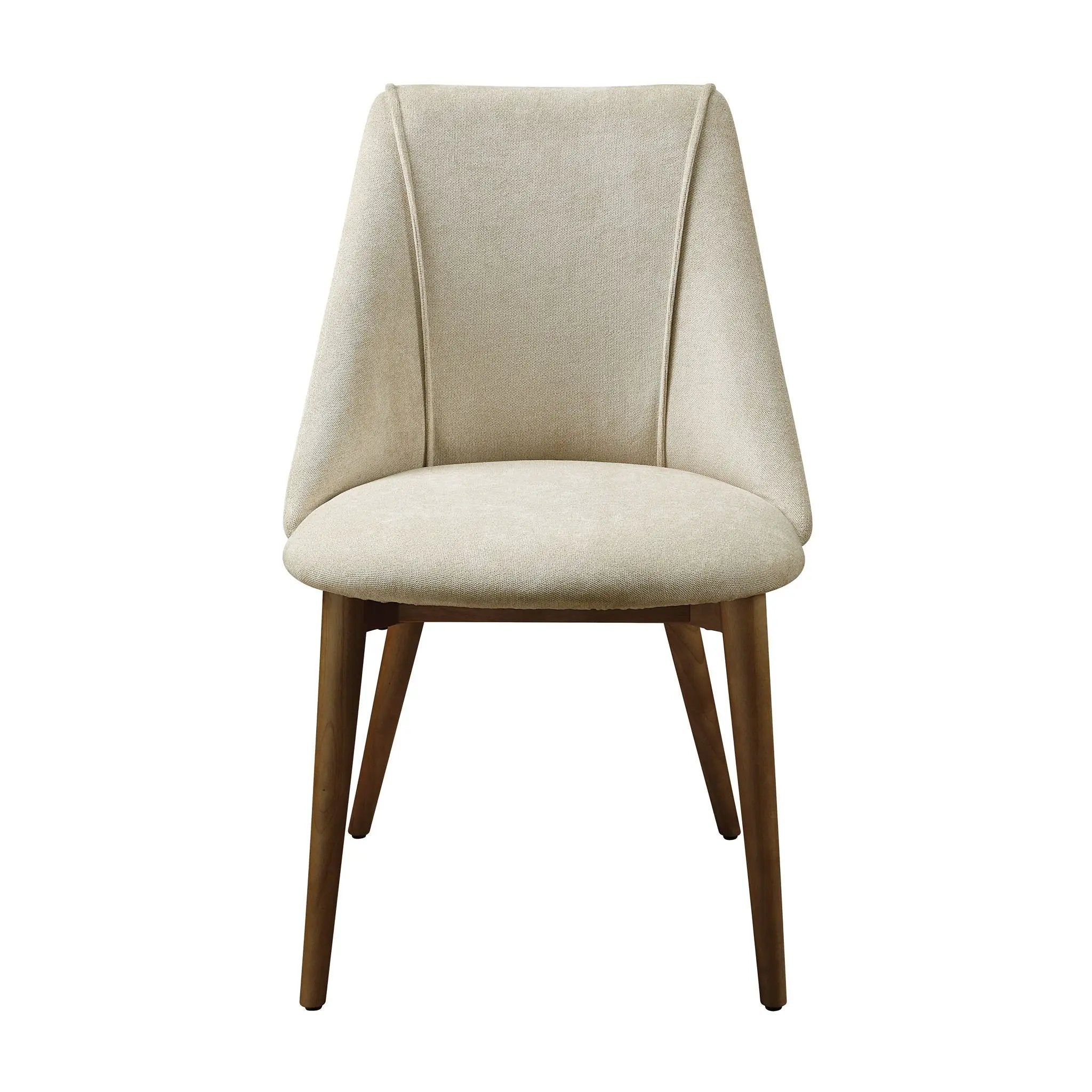 Willene - Polished Microfiber Side Chair (Set of 2) - Beige by Unique Piece Furniture