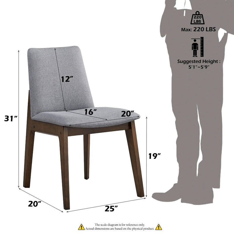 Kaela - Side Chair (Set of 2) - Light Gray by Unique Piece Furniture