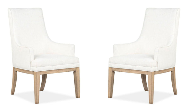 Coventry - Upholstered Host Chair (Set of 2) - Honey Wheat