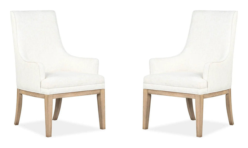 Coventry - Upholstered Host Chair (Set of 2) - Honey Wheat by Unique Piece Furniture
