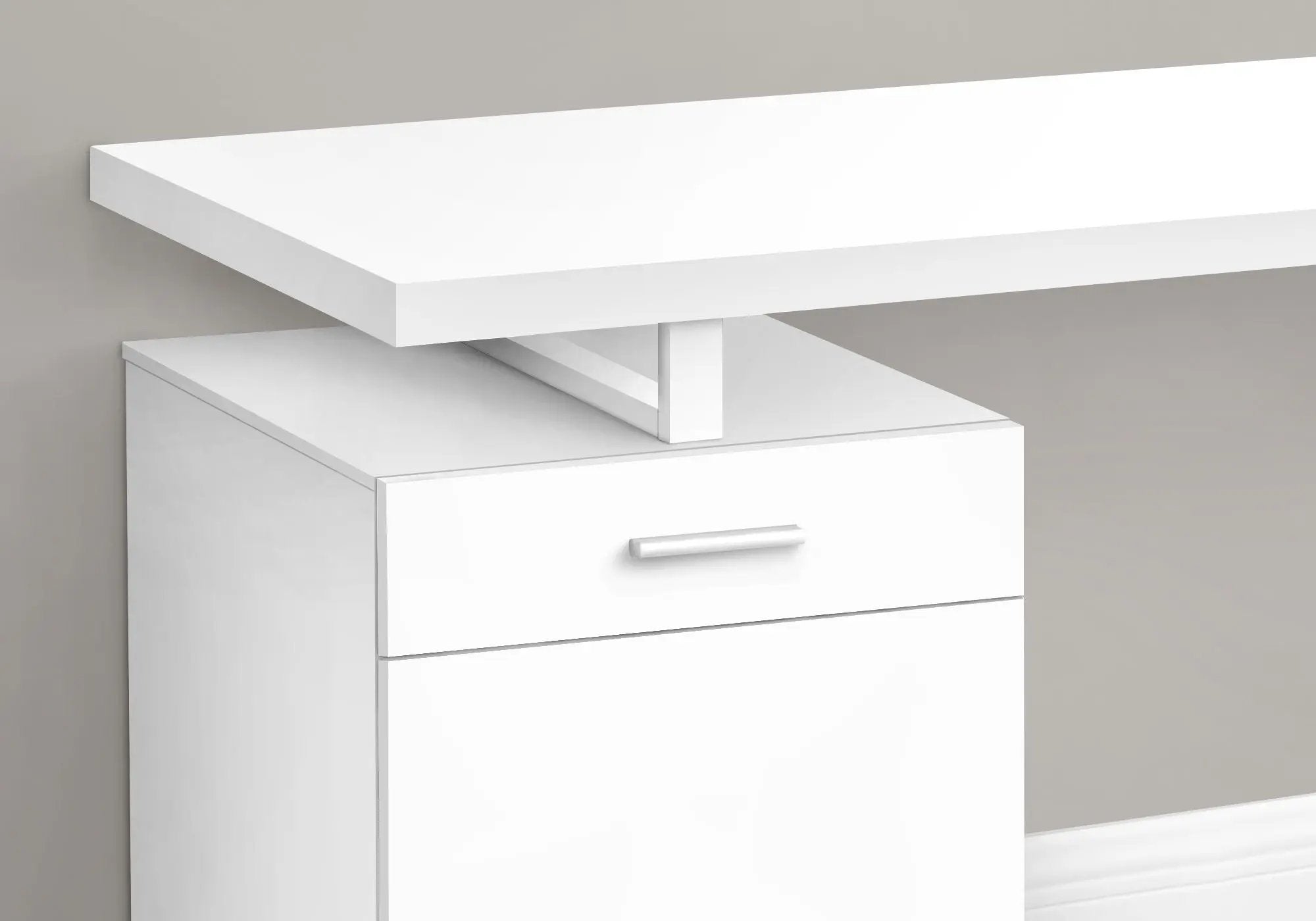 Computer Desk, Home Office, Laptop, Left, Right Set-Up, Storage Drawers, Work, Contemporary, Modern by Unique Piece Furniture