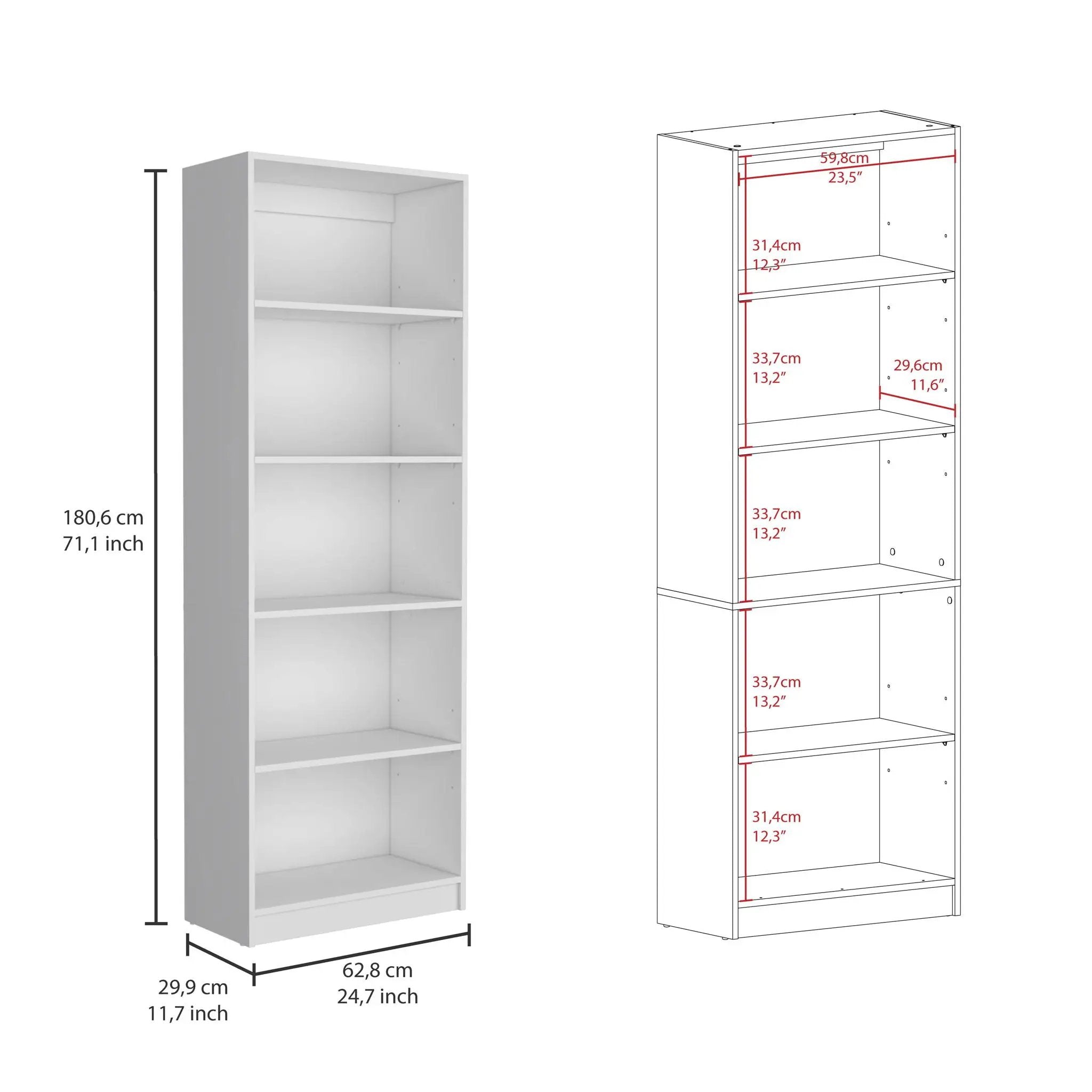 Levan - 3 Piece Living Room Set With 3 Bookcases by Unique Piece Furniture