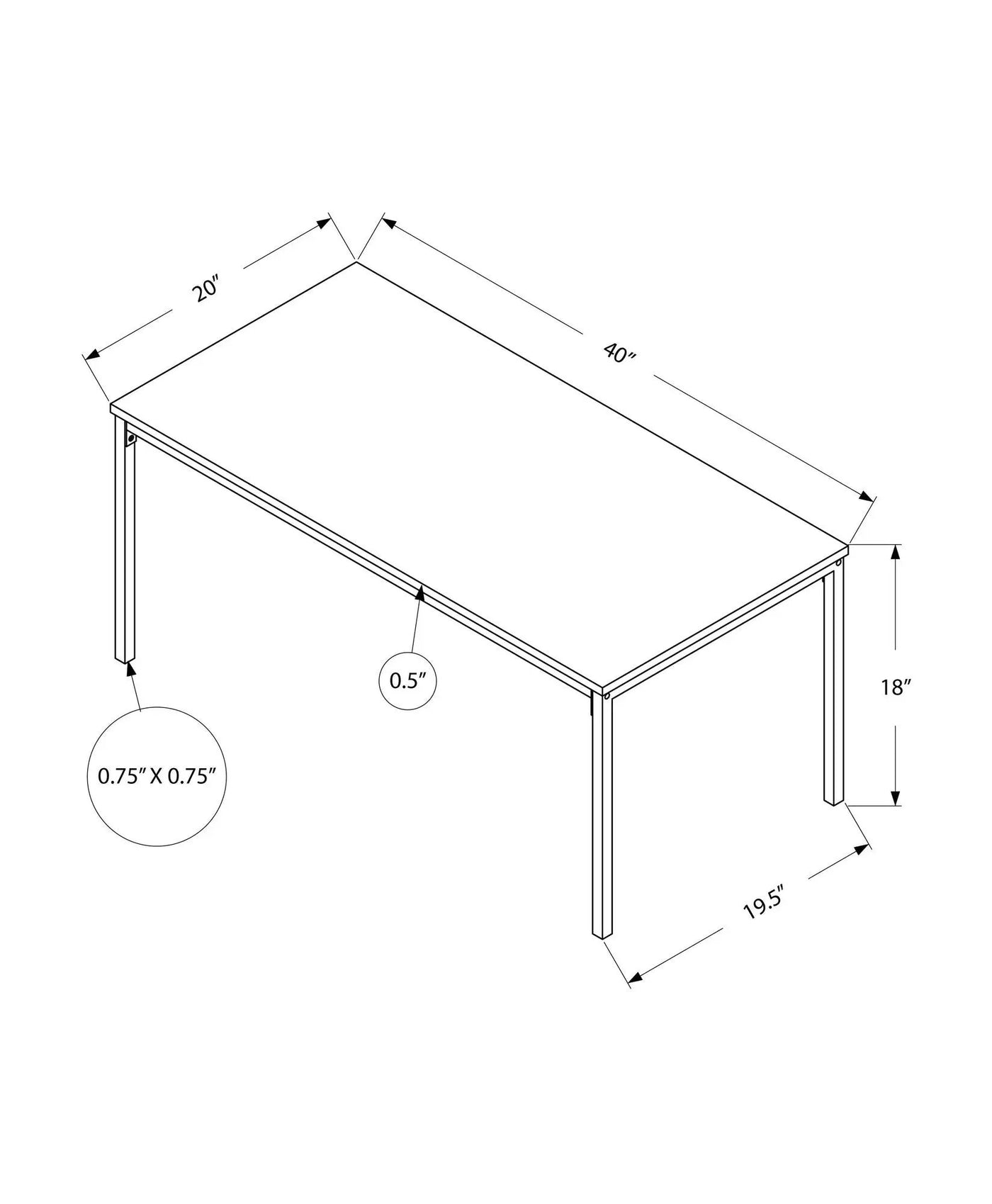 Table, Rectangular, Contemporary & Modern Stylish Design by Unique Piece Furniture