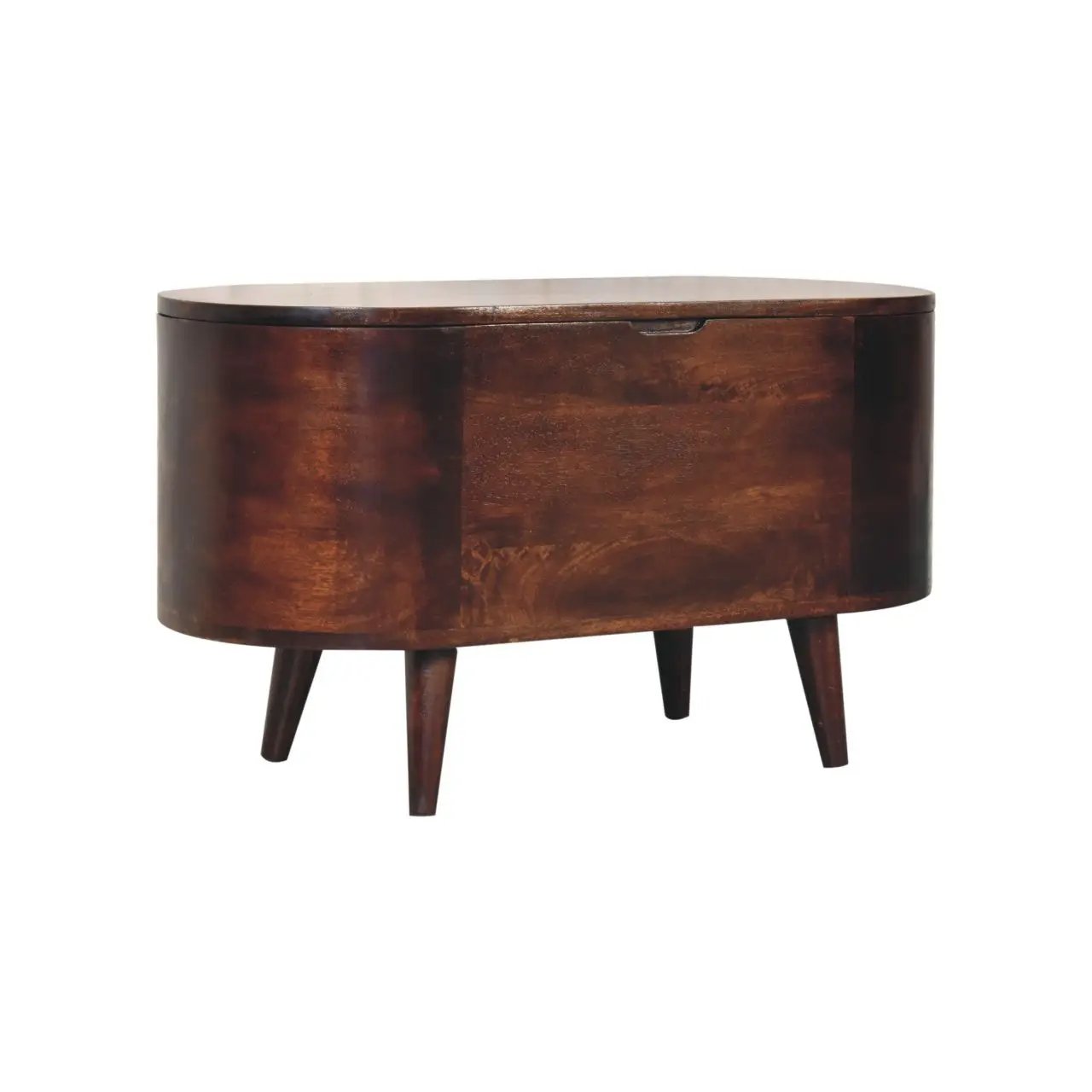 Rounded Lid Up Blanket Box by Unique Piece Furniture