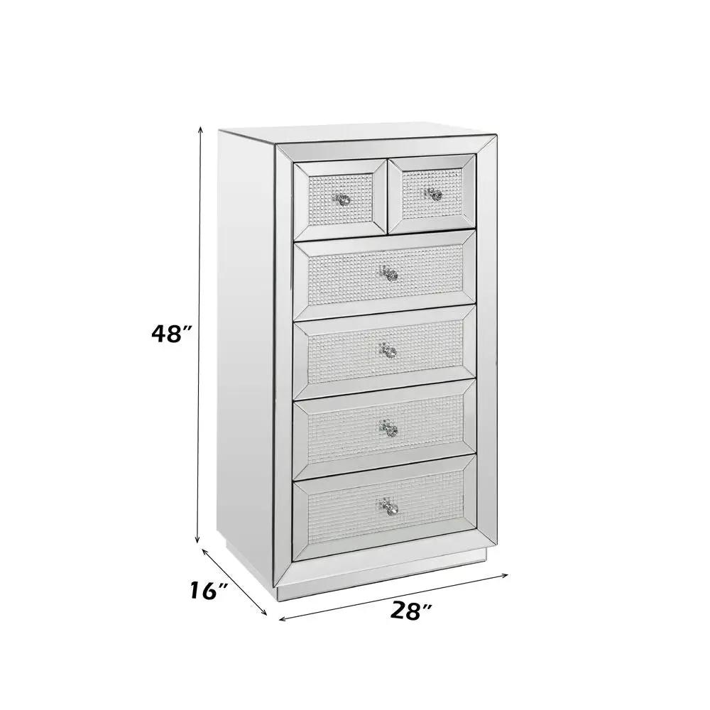 Ornat - Cabinet - Faux Square Diamonds by Unique Piece Furniture