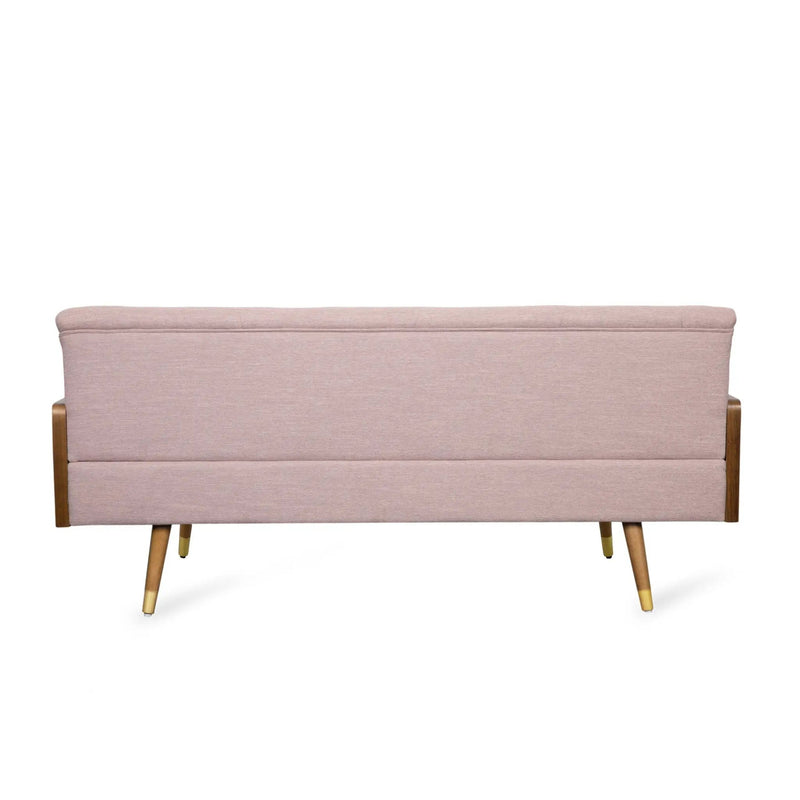 Aidan Mid Century Modern Tufted Fabric Sofa by HouseOfZazla