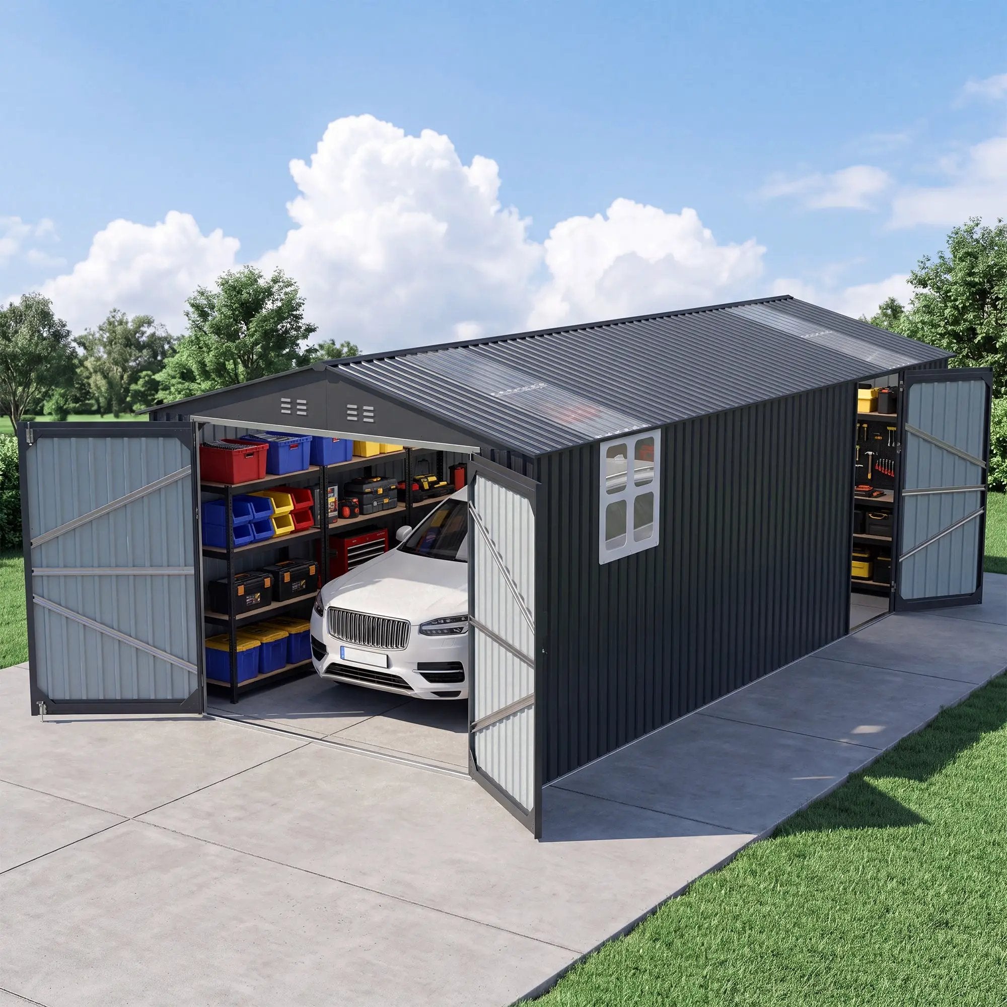Outdoor Storage Shed 20x13 FT by HouseOfZazla