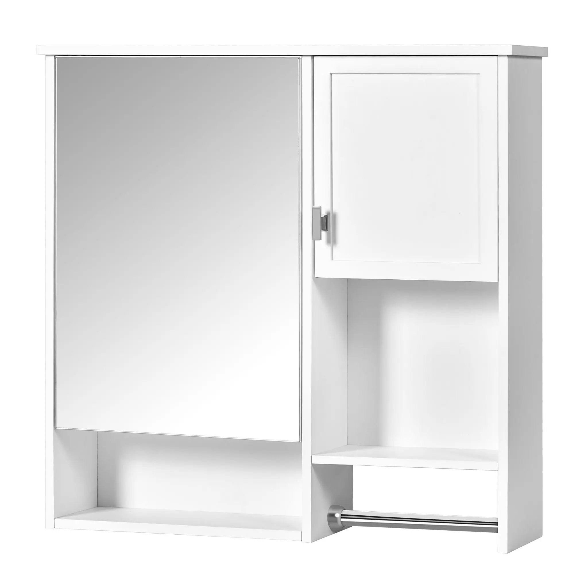 Modern Wall Mounted Bathroom Medicine Cabinet, Bathroom Wall Storage Cabinet With Mirror by Unique Piece Furniture