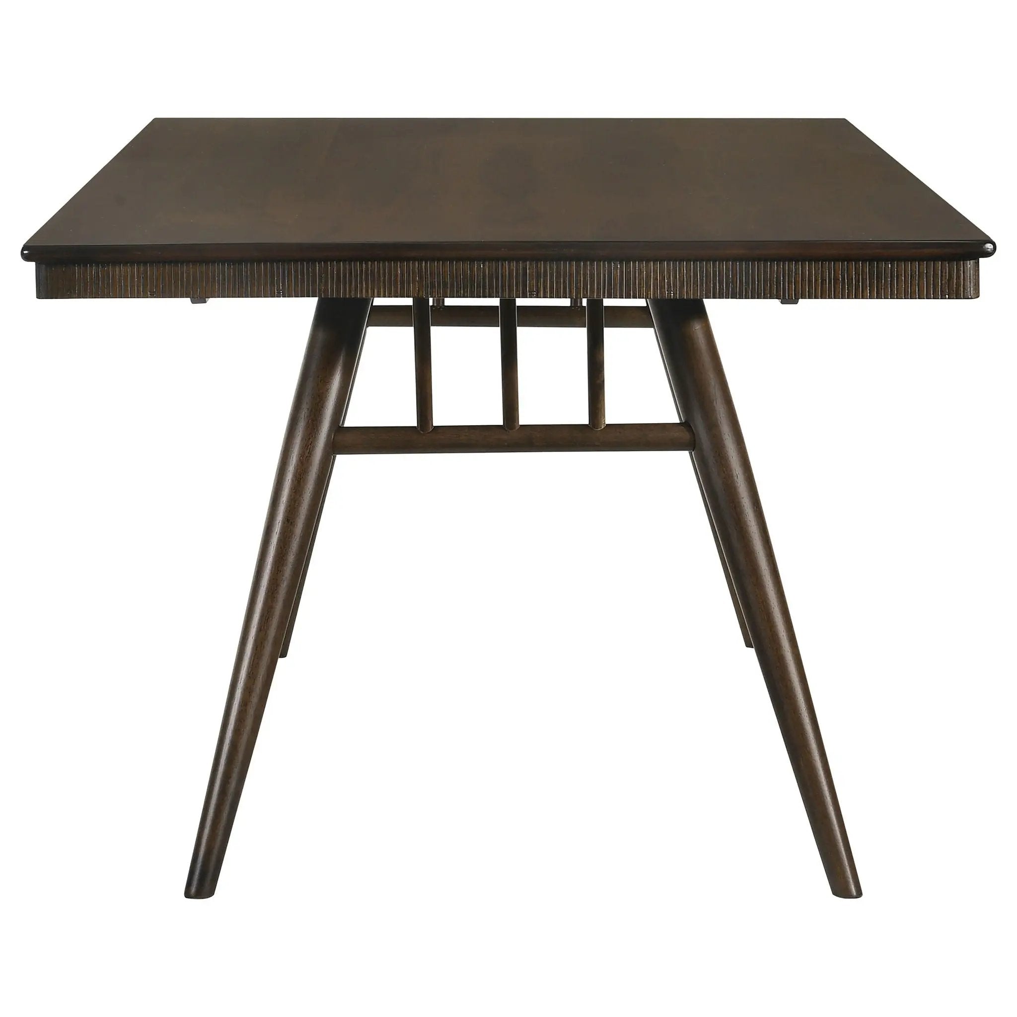 Wes Rectangular 80-inch Wood Dining Table Dark Walnut by Unique Piece Furniture