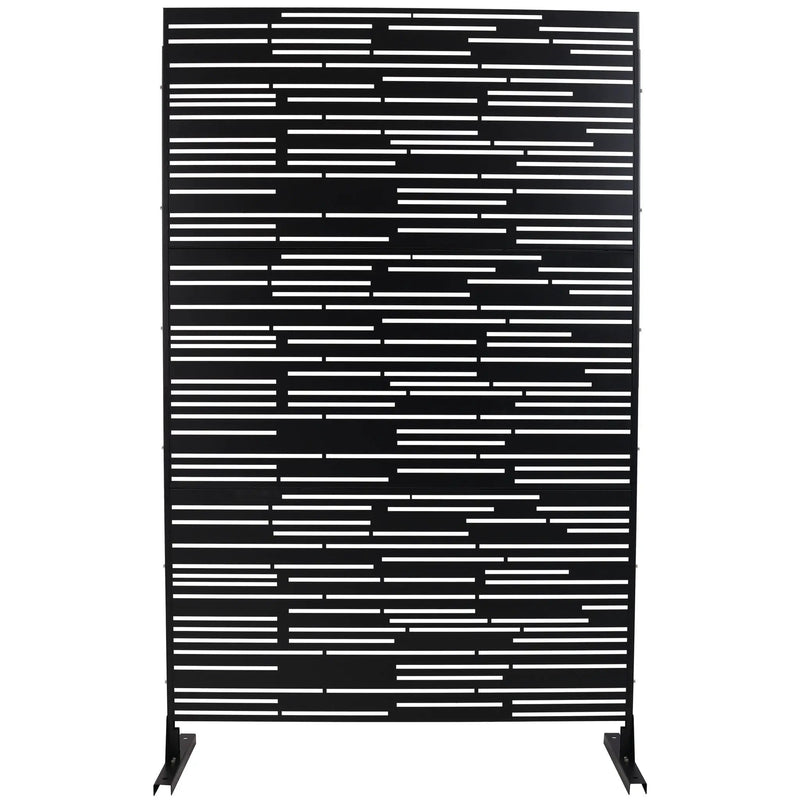 Outdoor & Indoor Freestanding Metal Privacy Screen by Unique Piece Furniture
