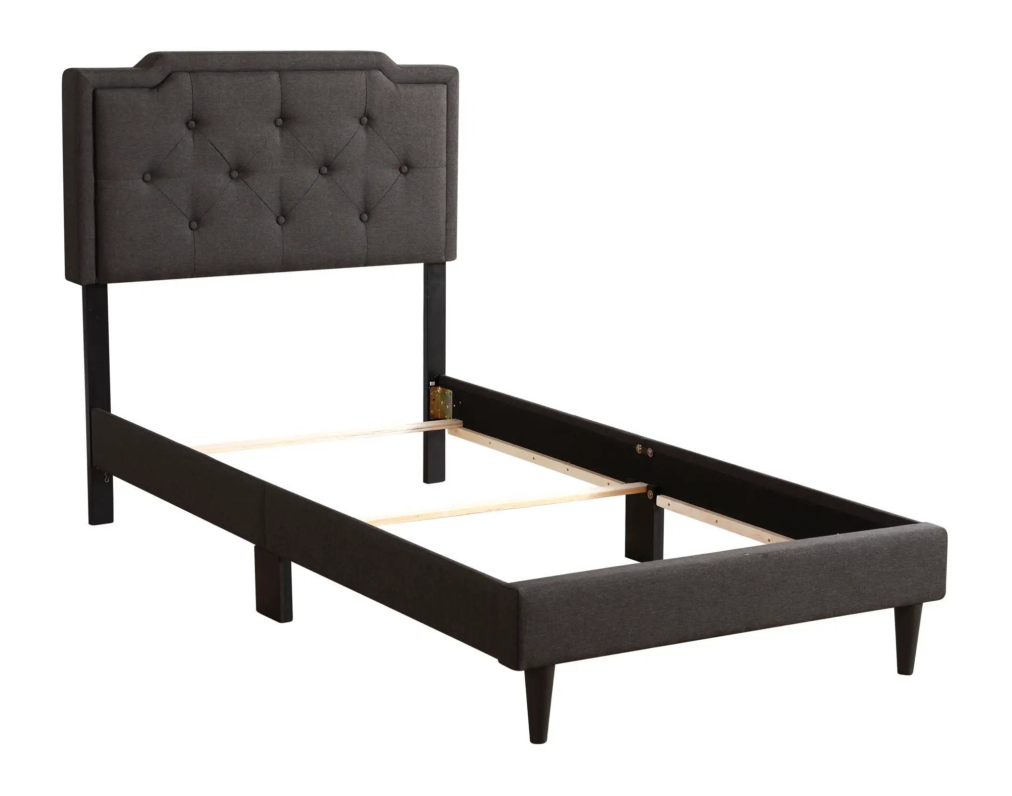 Button Tufted Bed Charming For Cozy Spaces by HouseOfZazla