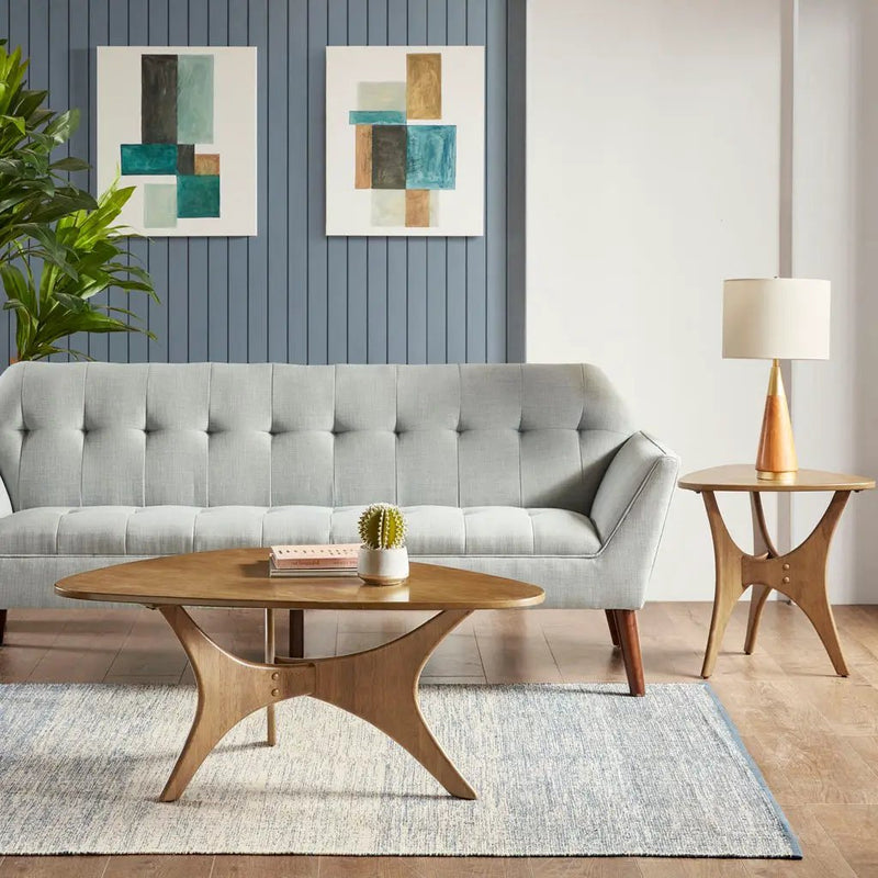 Triangle Solid Wood Coffee table by BLAKHOM