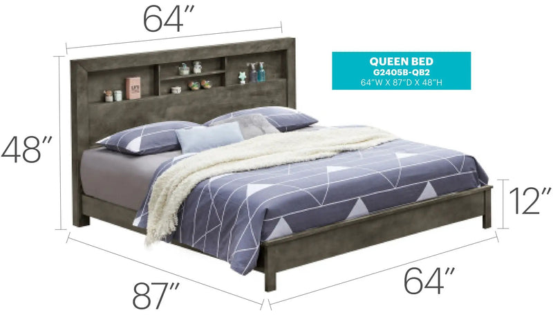 Bed With Transitional Design Stylish by Unique Piece Furniture