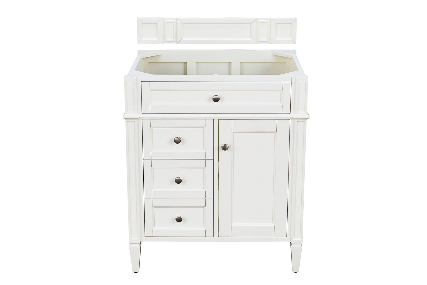 James Martin Brittany 30" Single Bathroom Vanity, Bright White, view 14