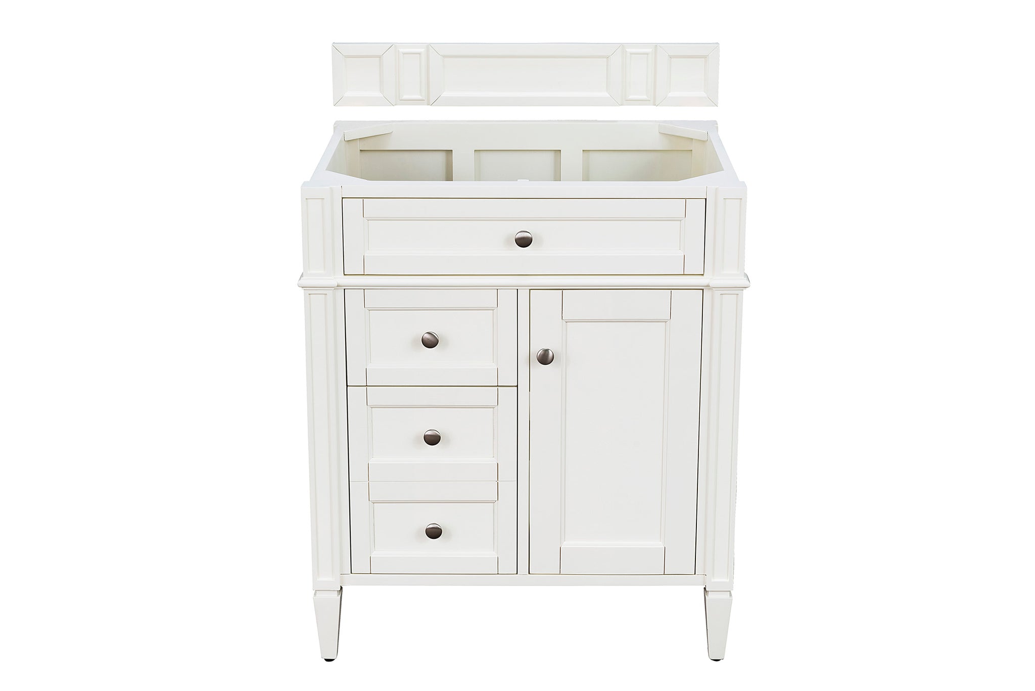 James Martin Brittany 30" Single Bathroom Vanity, Bright White, view 14